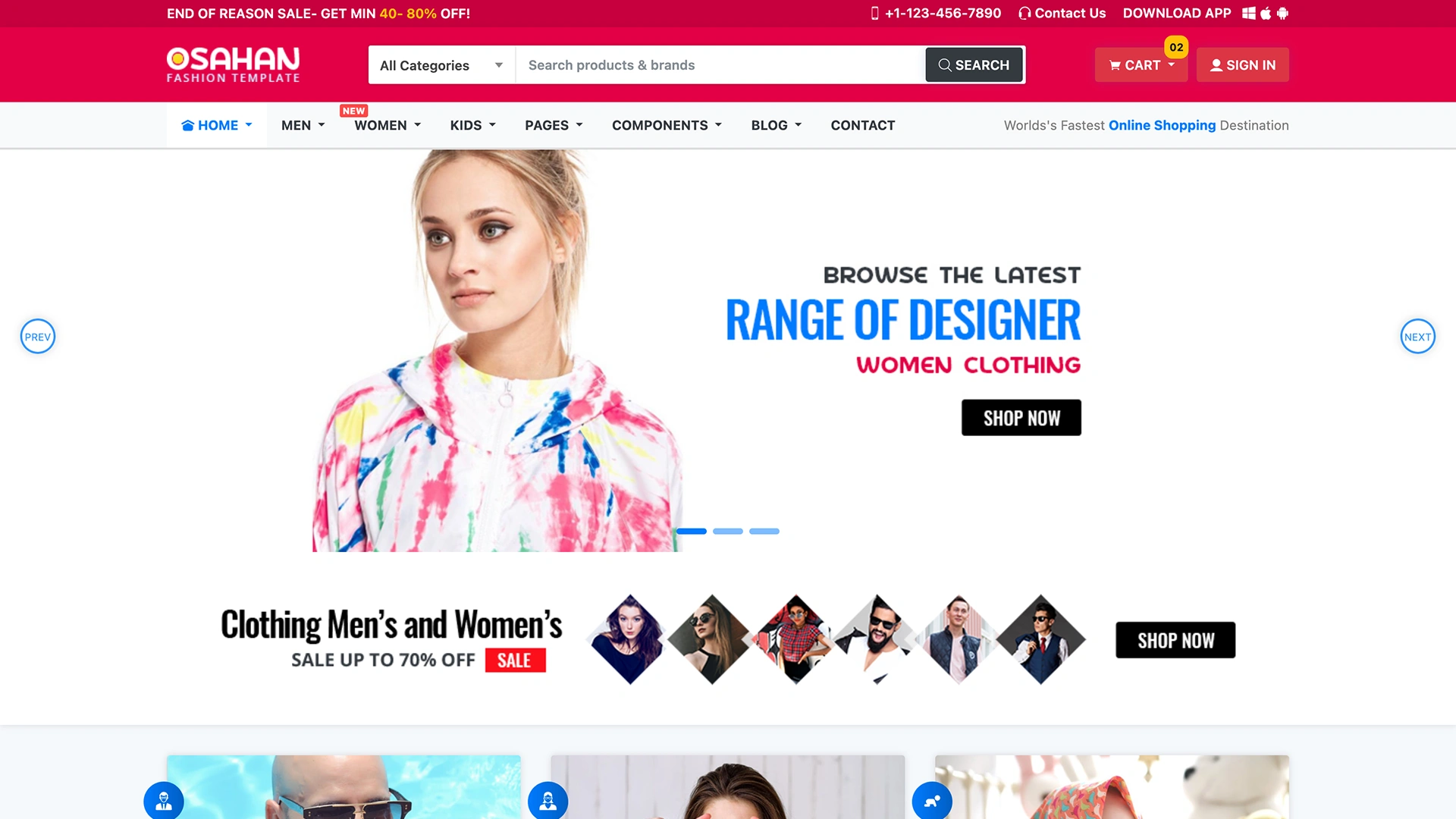 Osahan Fashion - Bootstrap eCommerce Template