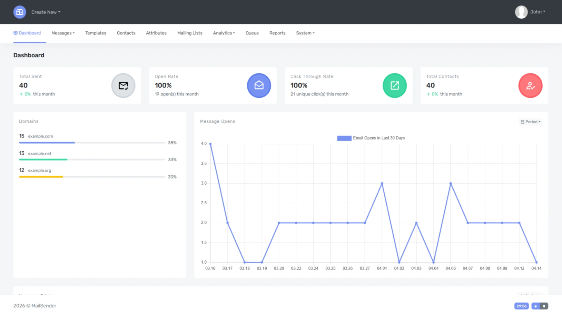 MailSender - Nuxt and Laravel Email Campaign Sending Application