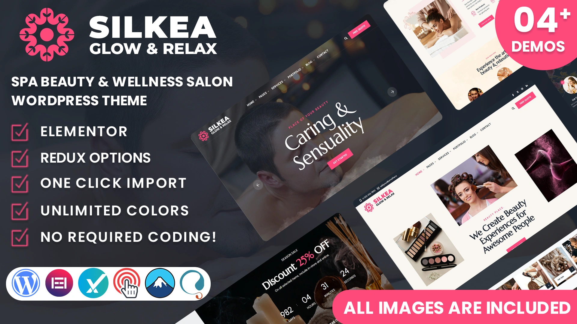 Silkea - Spa Beauty & Wellness Salon WordPress Theme