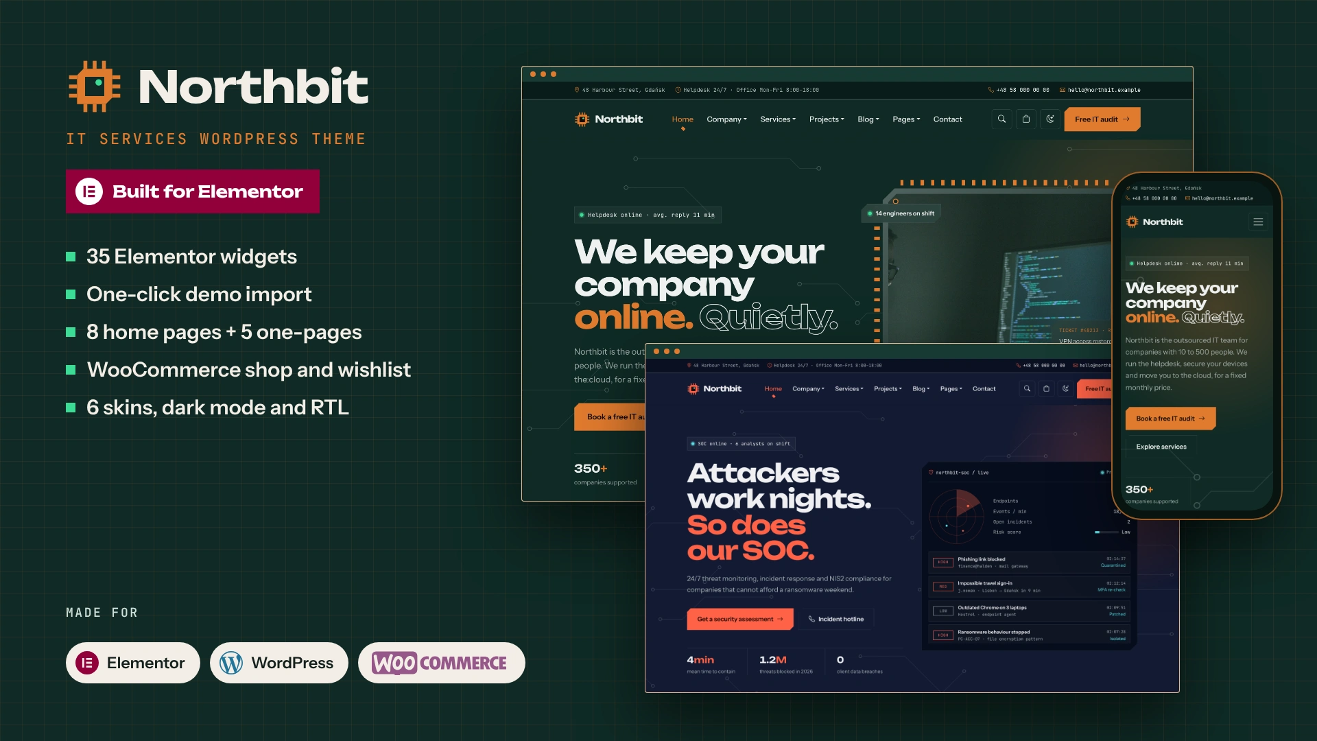 Northbit - IT Services & Solutions WordPress Theme