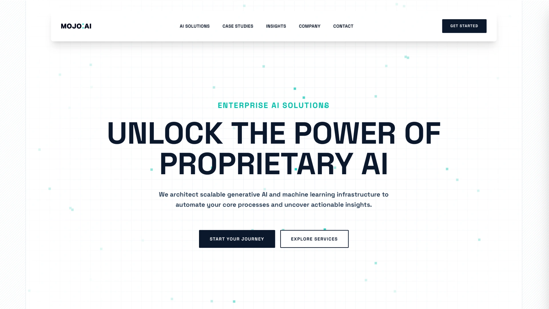 MOJO.AI - Business Consultancy Website Template