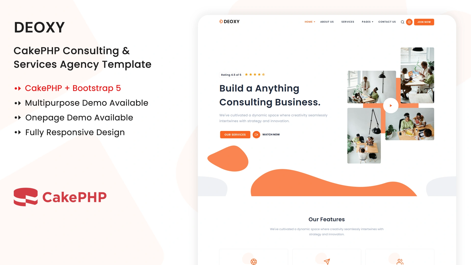 Deoxy - CakePHP Multipurpose Consulting & Service Agency Template