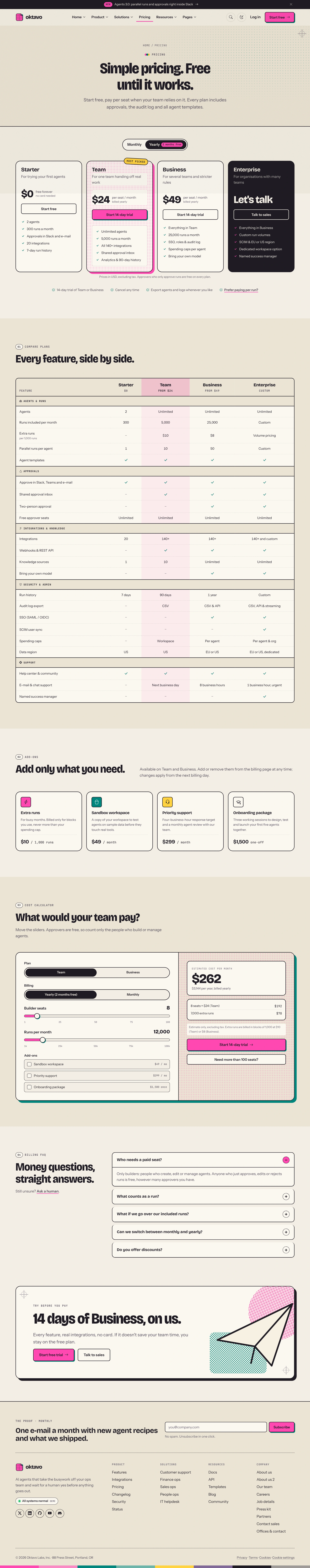 Oktavo - AI & SaaS Startup HTML Template (Screenshot 16 of 20)