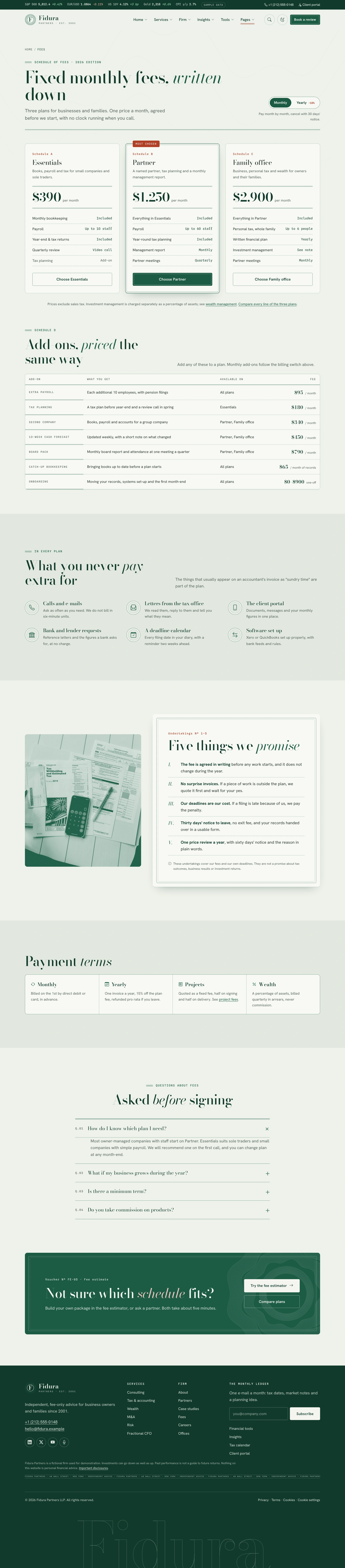 Fidura - Consulting & Finance HTML Template (Screenshot 14 of 17)