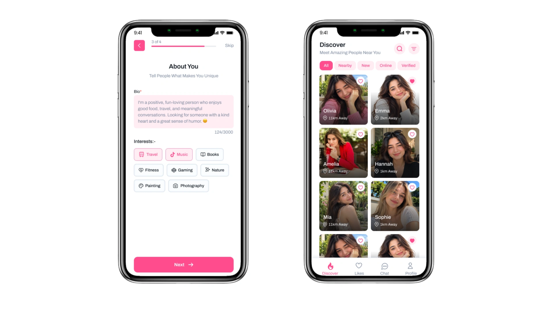 Loviya - Modern Dating & Matchmaking App UI Kit (Screenshot 10 of 17)