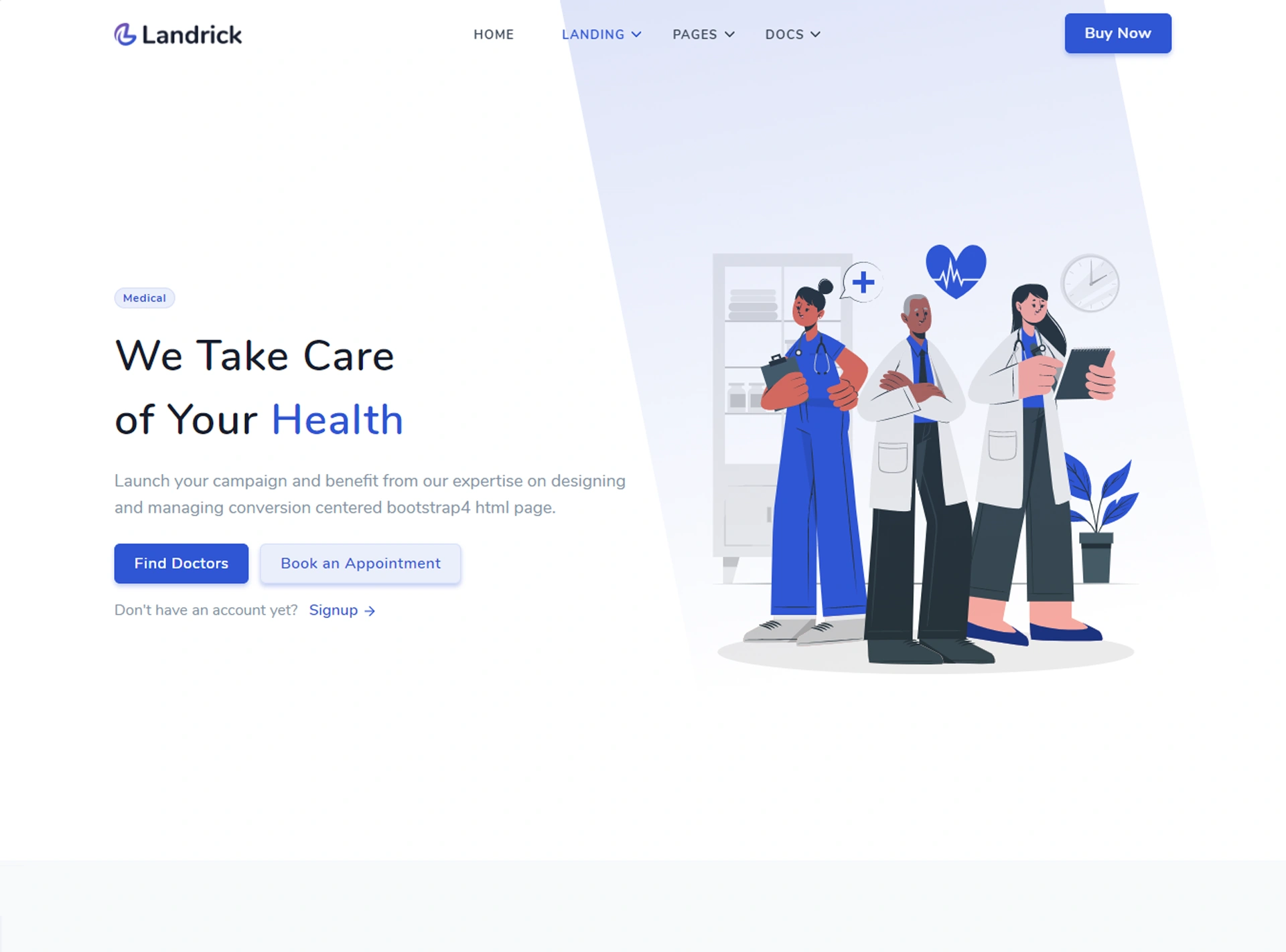 Landrick - Next.js App, Saas & Software Landing & Admin Dashboard Template (Screenshot 36 of 83)