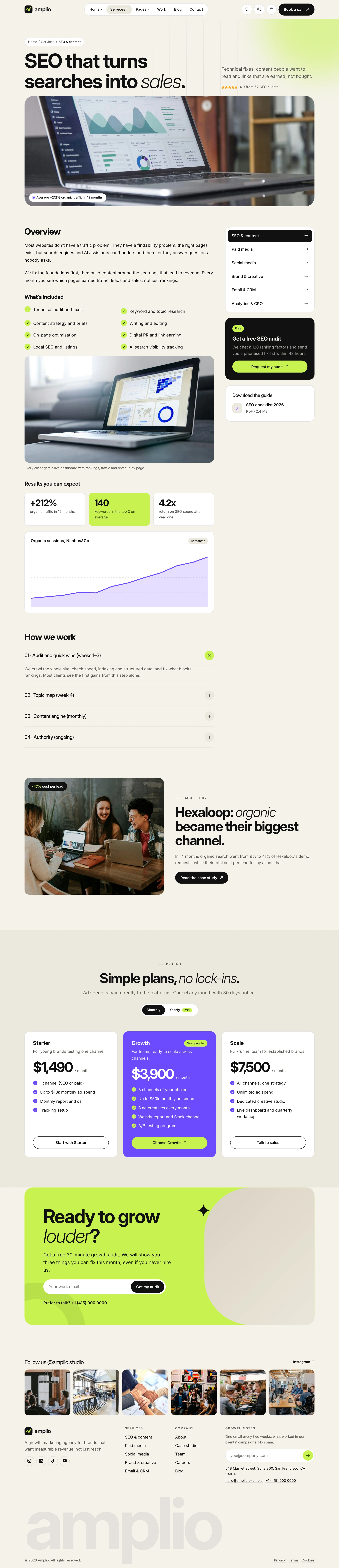Amplio - Digital Marketing Agency WordPress Theme (Screenshot 41 of 66)