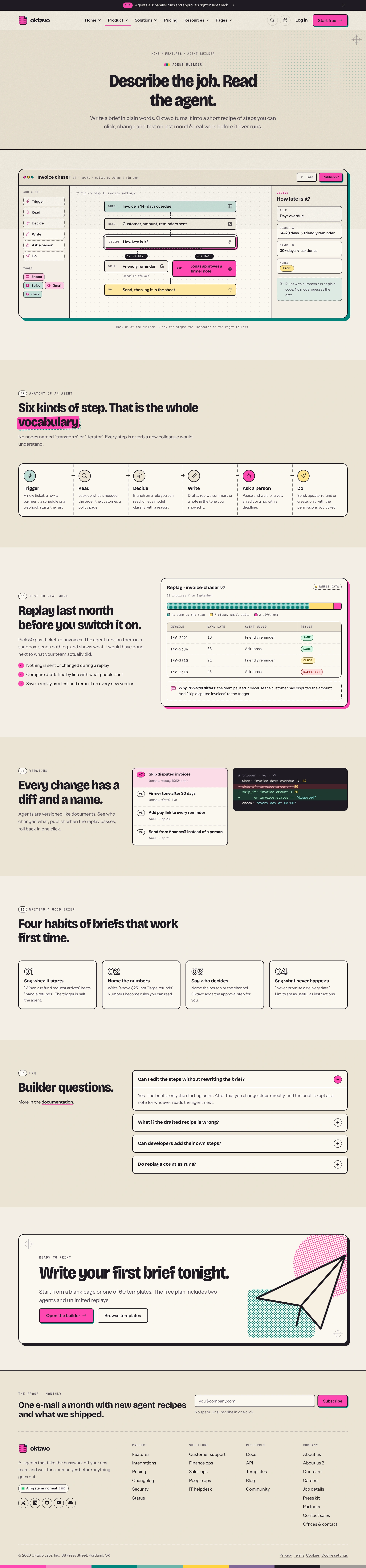Oktavo - AI & SaaS Startup HTML Template (Screenshot 15 of 20)