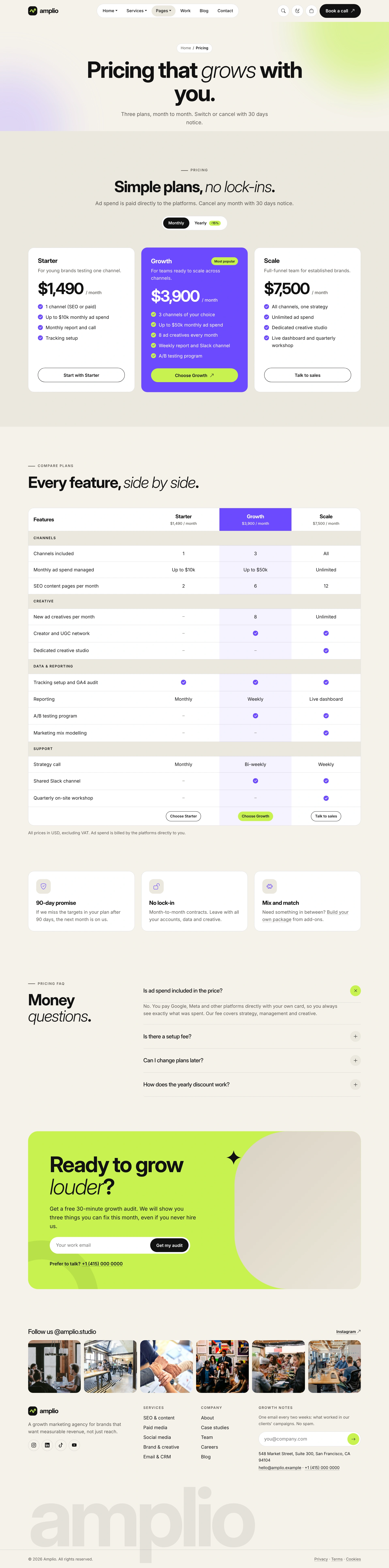 Amplio - Digital Marketing Agency WordPress Theme (Screenshot 44 of 66)