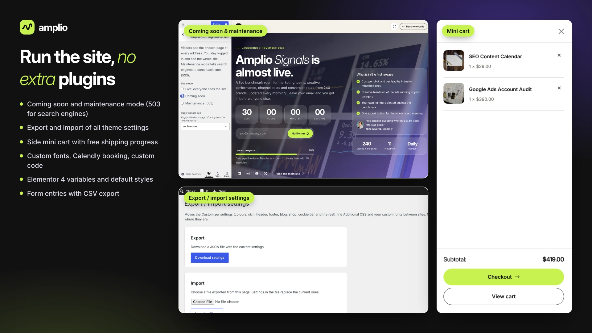 Amplio - Digital Marketing Agency WordPress Theme (Screenshot 3 of 66)
