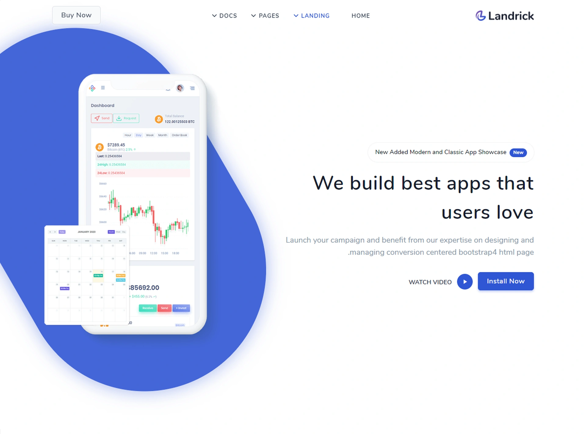 Landrick - Next.js App, Saas & Software Landing & Admin Dashboard Template (Screenshot 70 of 83)