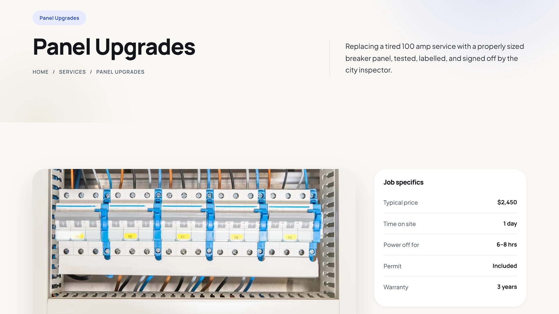Voltiq - Electrician & Electrical Services React Template (Screenshot 10 of 10)