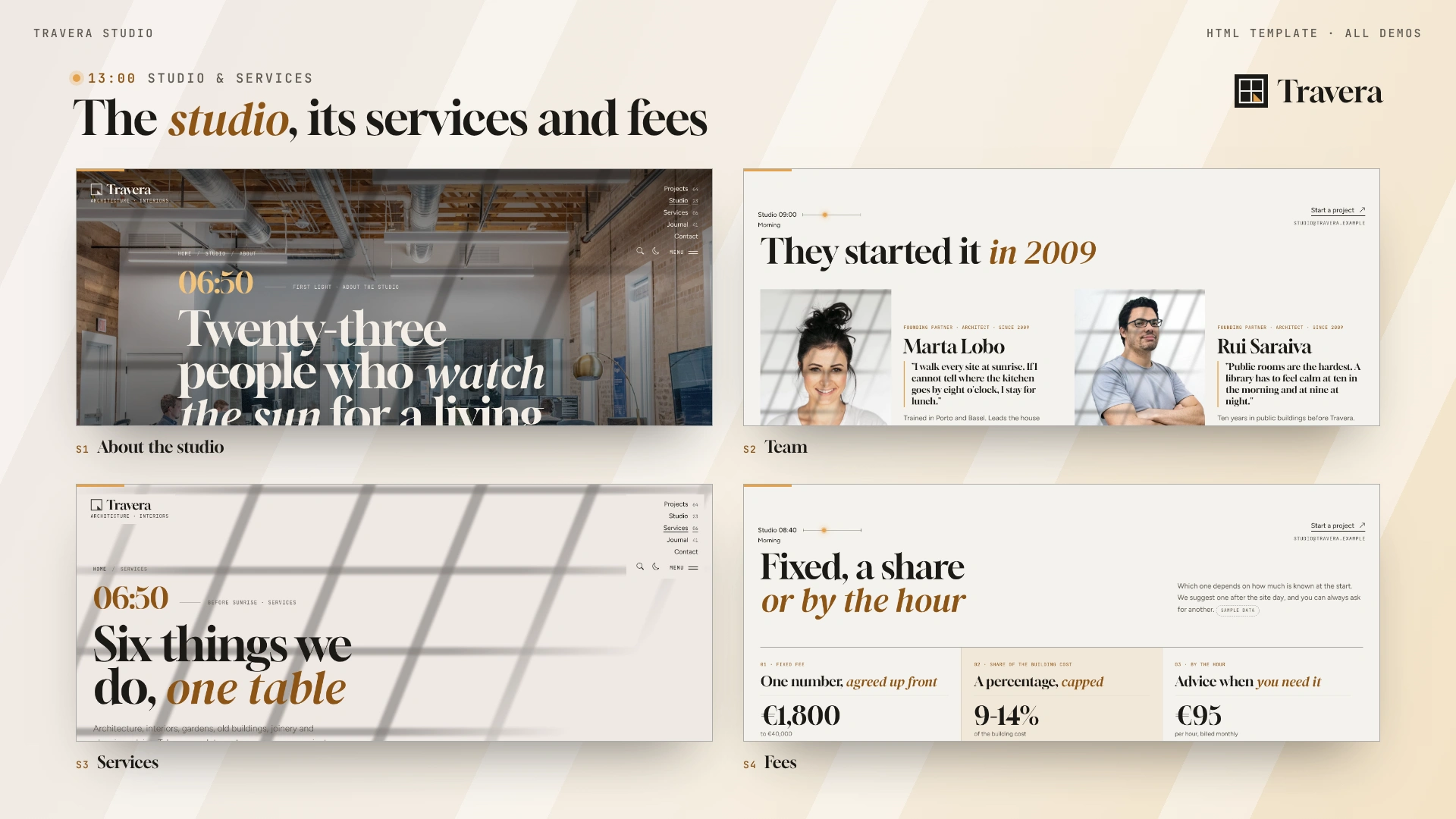 Travera - Architecture & Interior Design HTML Template (Screenshot 7 of 16)