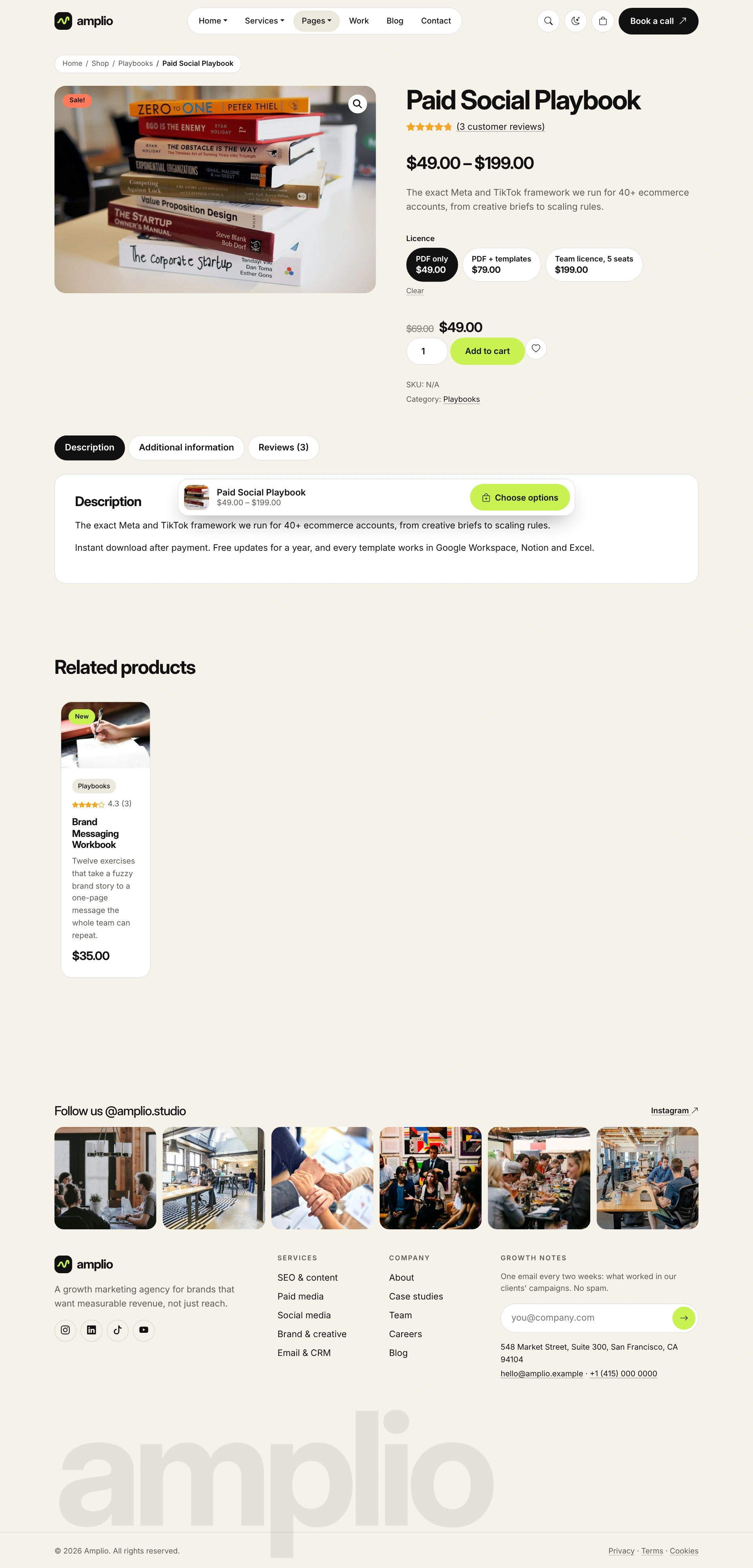 Amplio - Digital Marketing Agency WordPress Theme (Screenshot 52 of 66)
