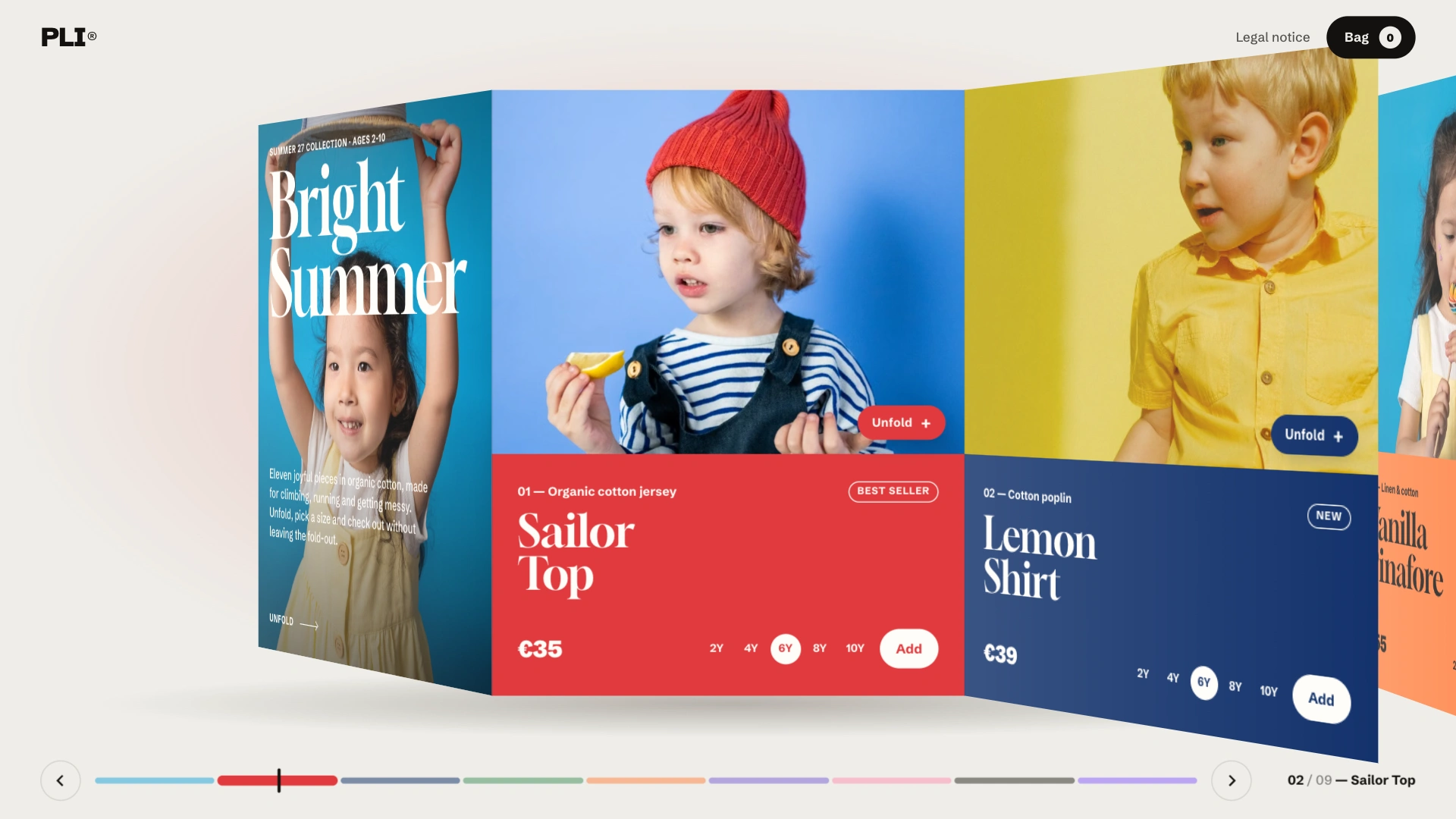 Leporello - Fold-Out Bootstrap E-commerce Template for Small Shops (Screenshot 2 of 18)