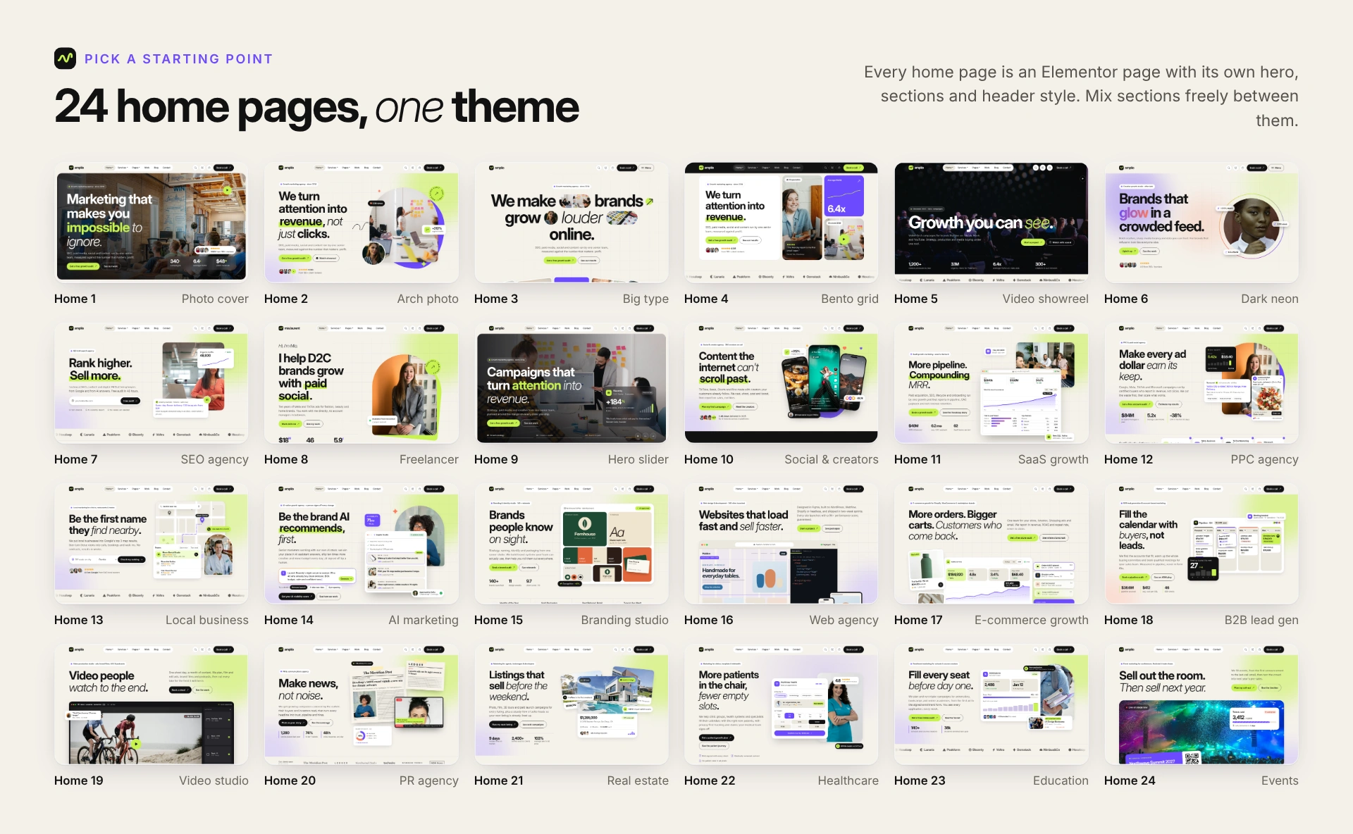 Amplio - Digital Marketing Agency WordPress Theme (Screenshot 6 of 66)