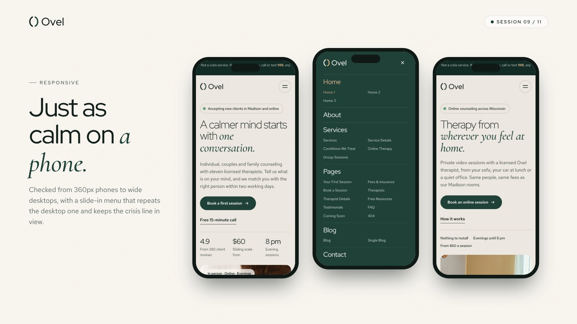 Ovel - Psychologist & Counsellor HTML Template (Screenshot 8 of 10)