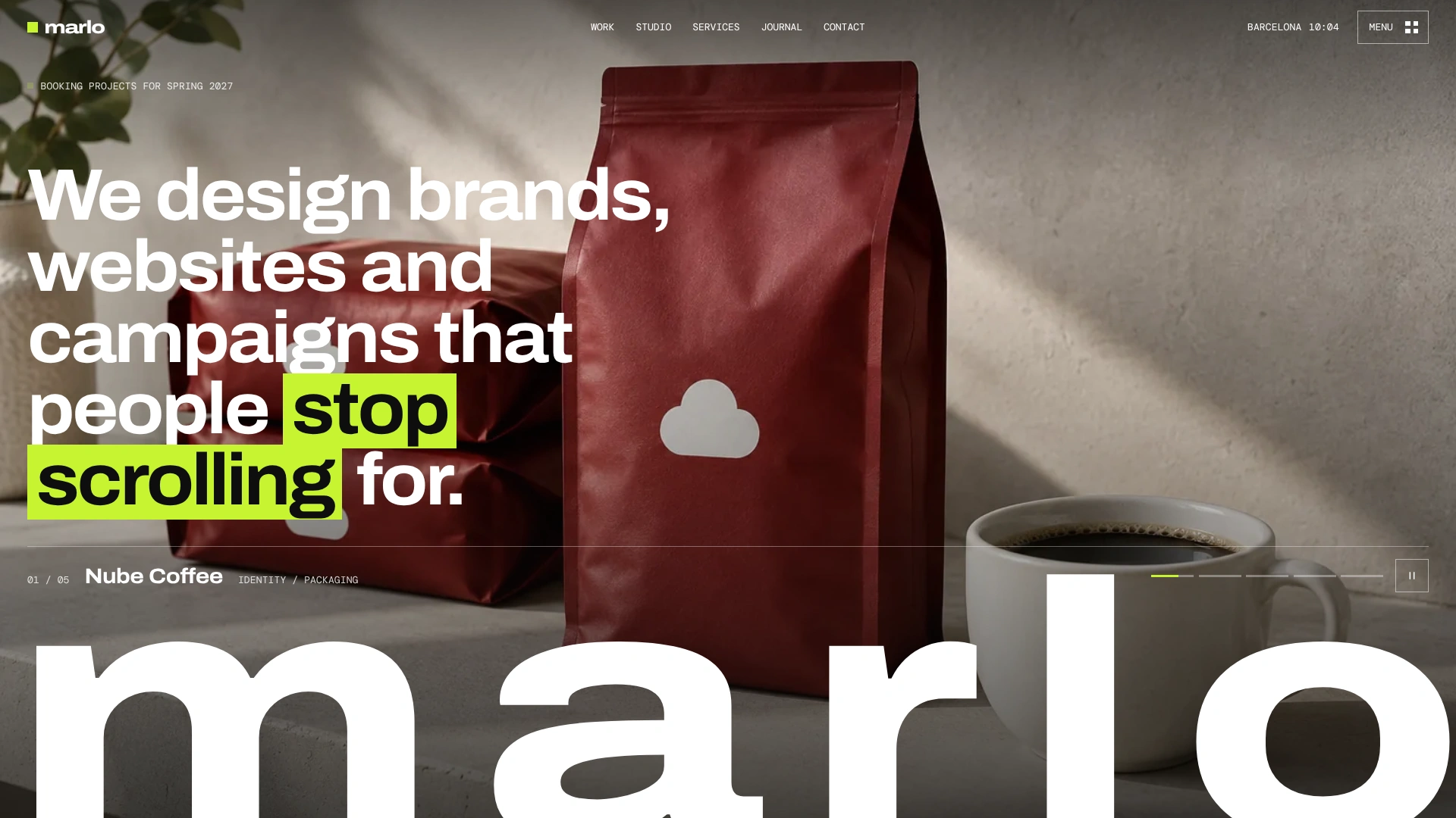 Marlo - Creative Agency & Portfolio HTML Template (Screenshot 1 of 20)
