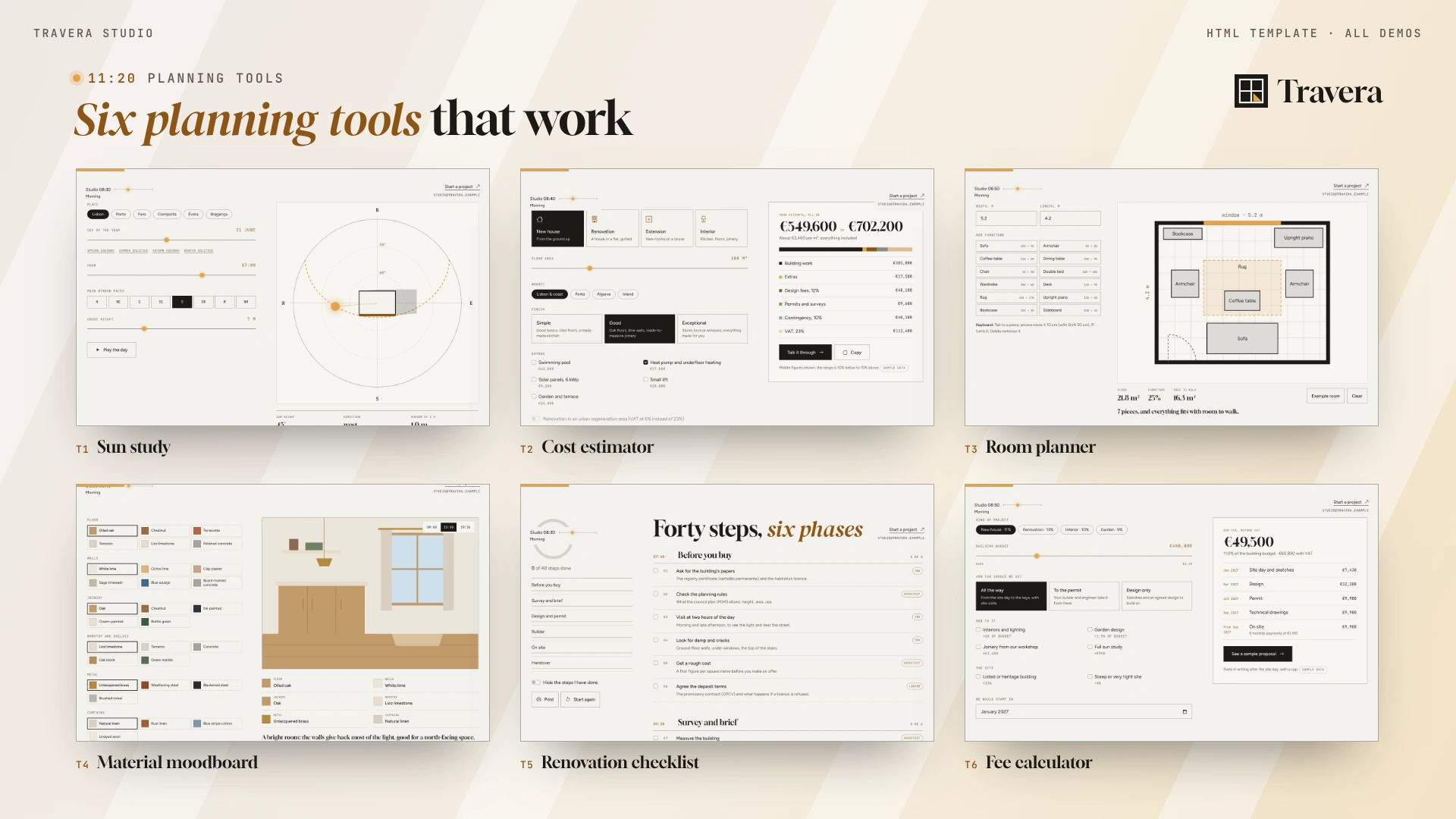 Travera - Architecture & Interior Design HTML Template (Screenshot 6 of 16)
