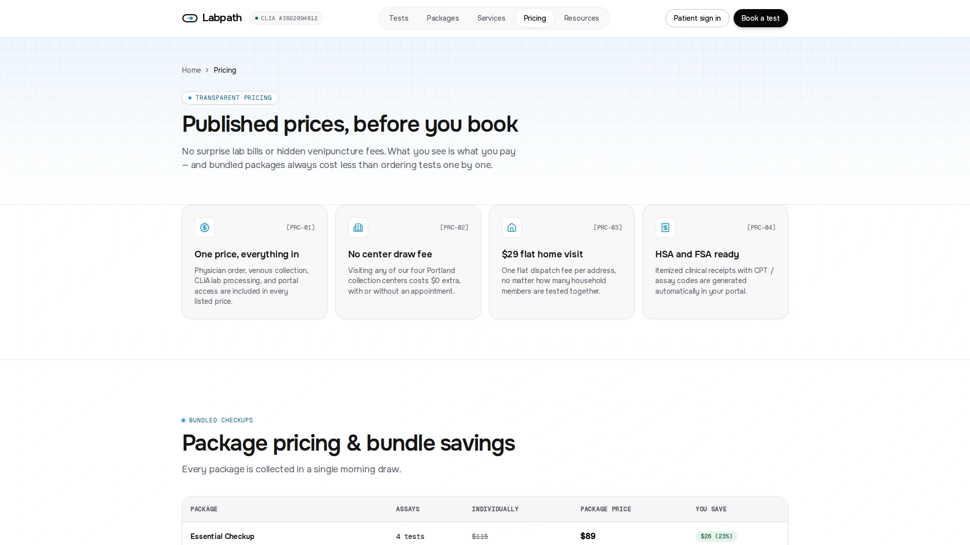 Labpath - Diagnostic Lab & Patient Portal Next.js Template (Screenshot 11 of 12)