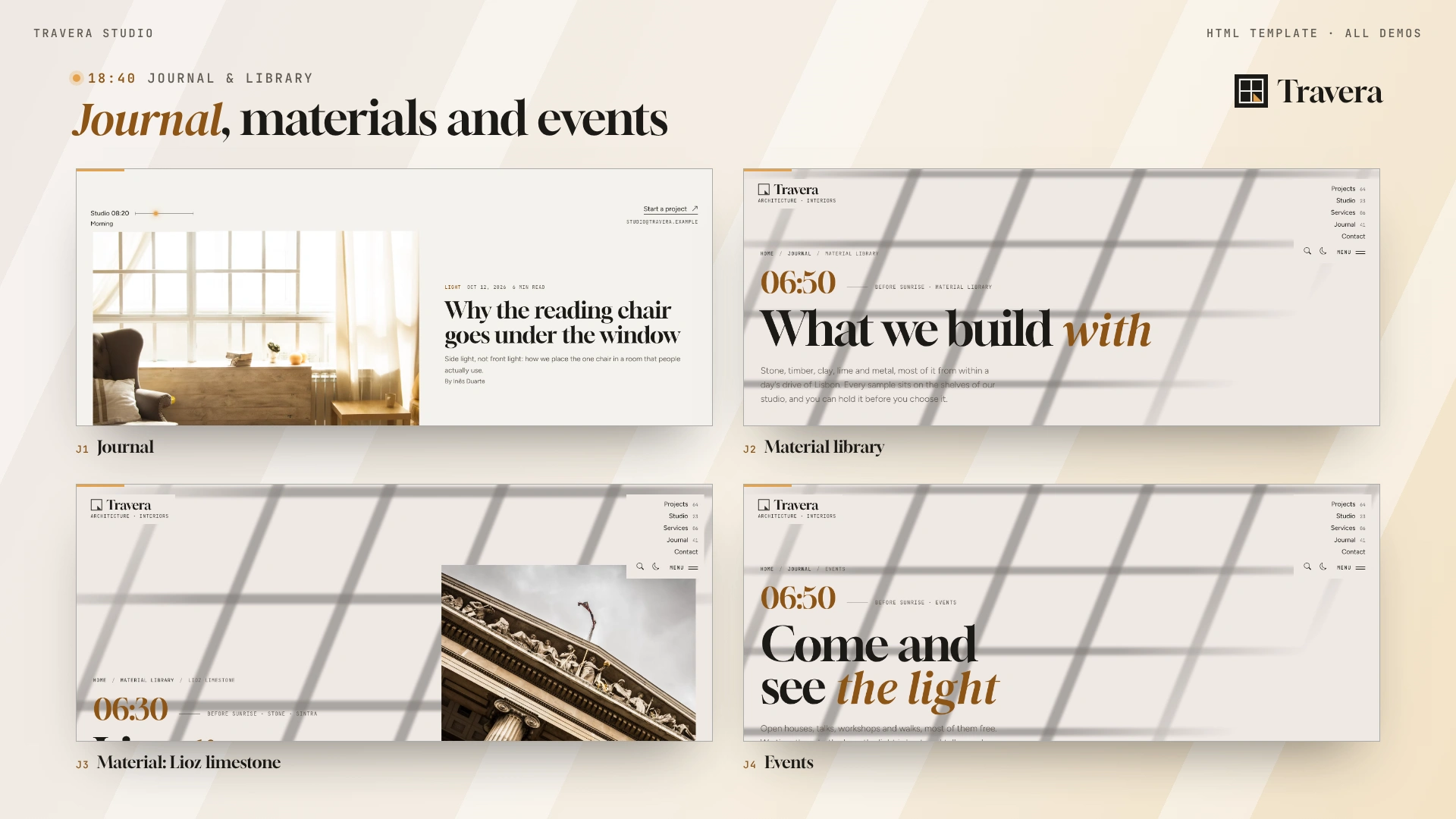 Travera - Architecture & Interior Design HTML Template (Screenshot 11 of 16)