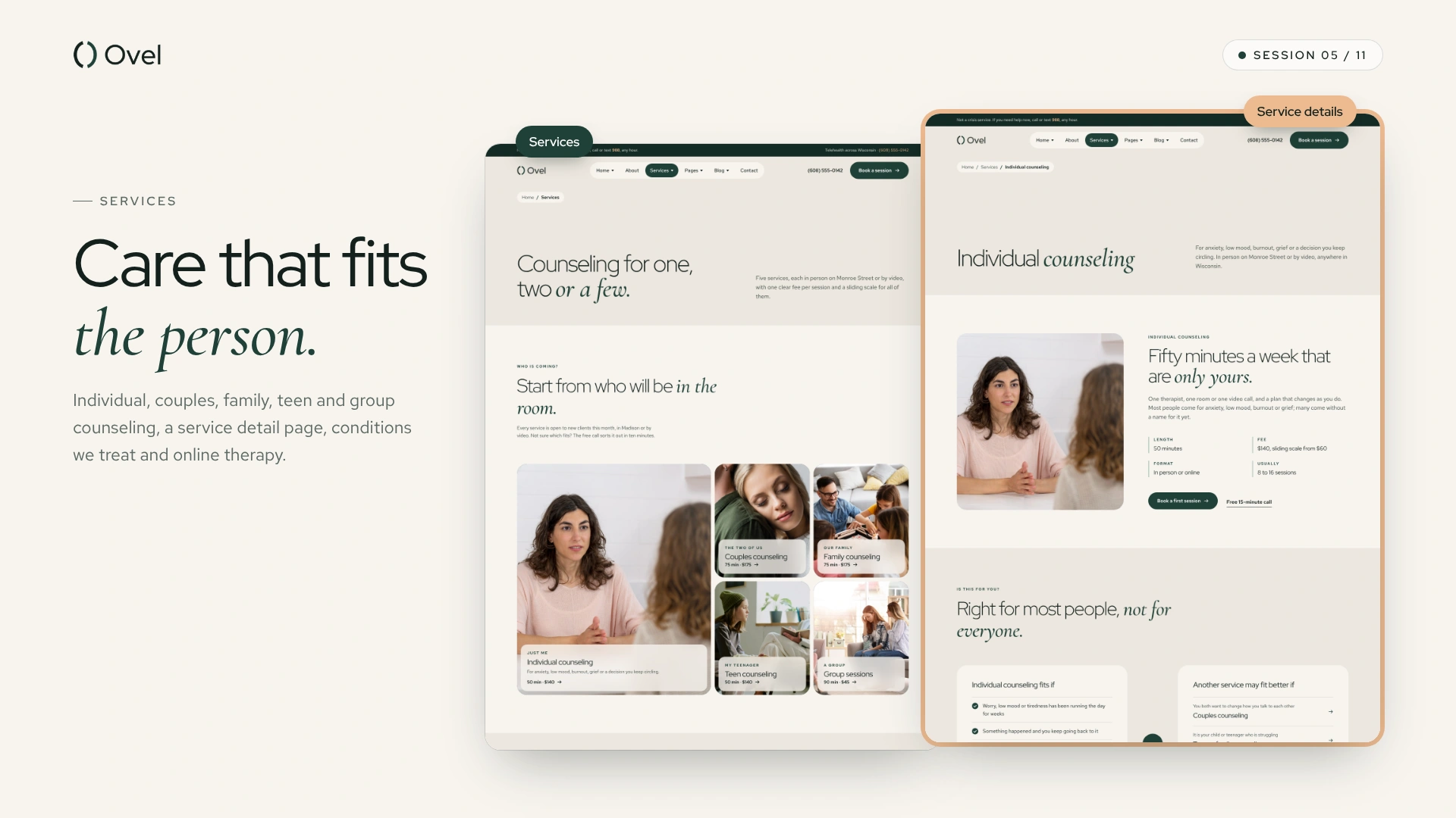Ovel - Psychologist & Counsellor HTML Template (Screenshot 4 of 10)