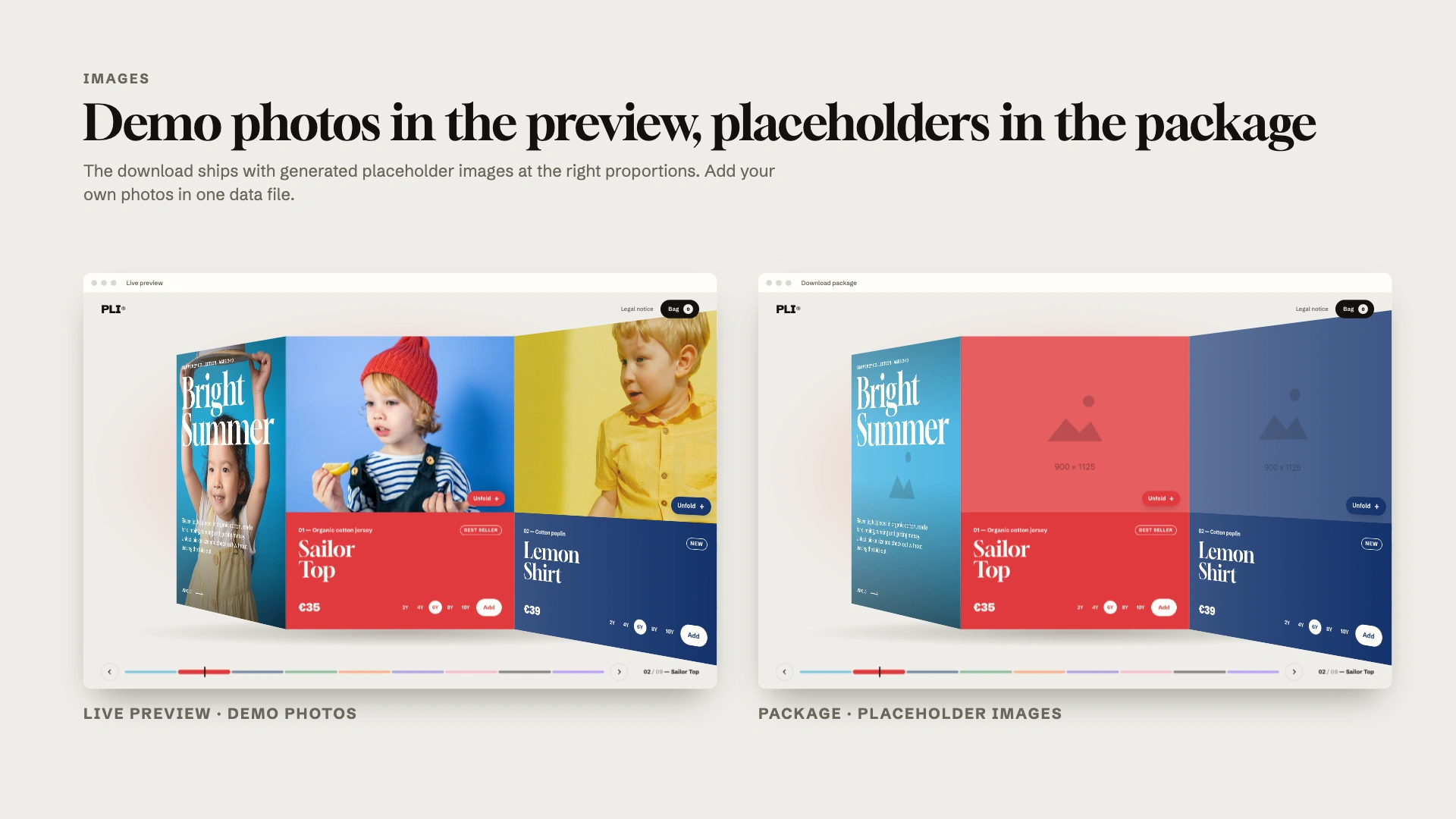 Leporello - Fold-Out Bootstrap E-commerce Template for Small Shops (Screenshot 15 of 18)