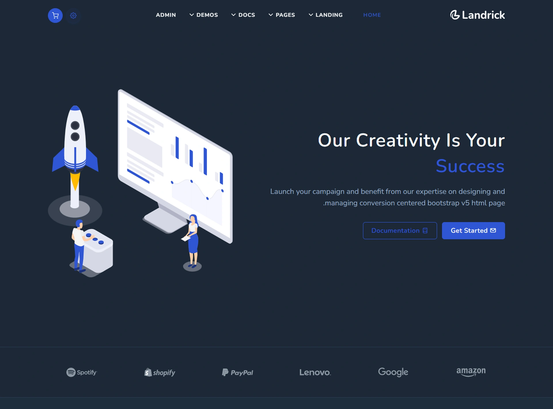 Landrick - Next.js App, Saas & Software Landing & Admin Dashboard Template (Screenshot 41 of 83)