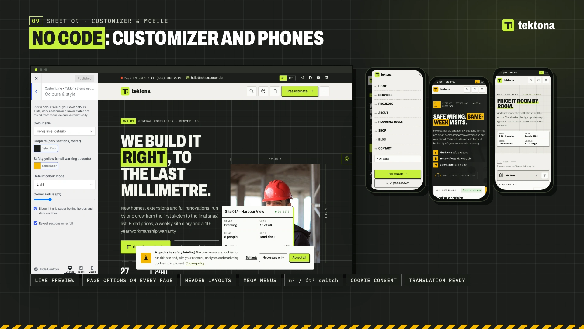 Tektona - Construction & Renovation WordPress Theme (Screenshot 9 of 12)