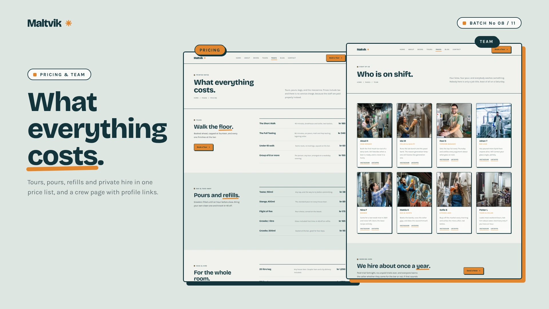 Maltvik - Craft Beer & Brewery HTML Template (Screenshot 7 of 10)