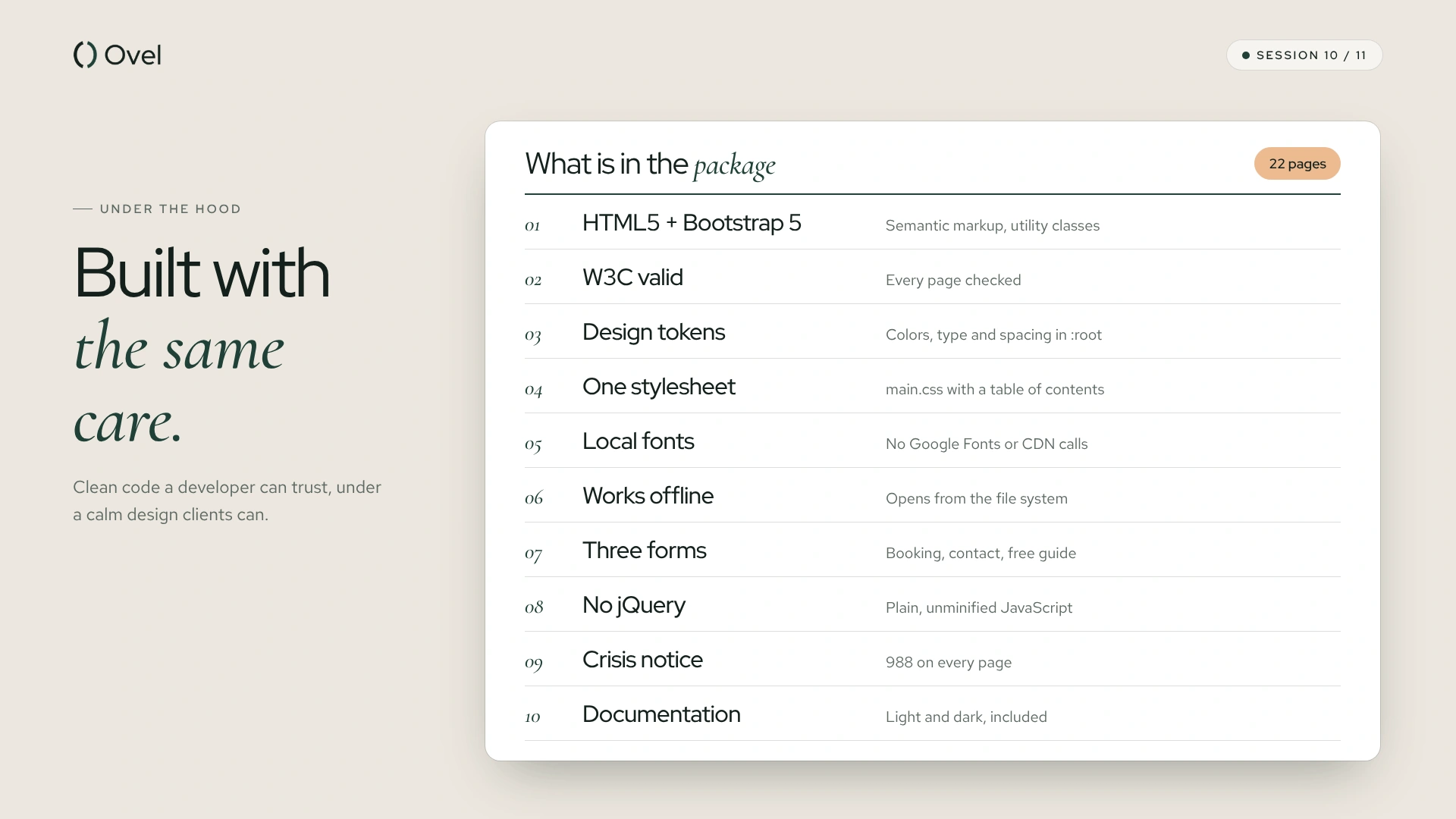 Ovel - Psychologist & Counsellor HTML Template (Screenshot 9 of 10)