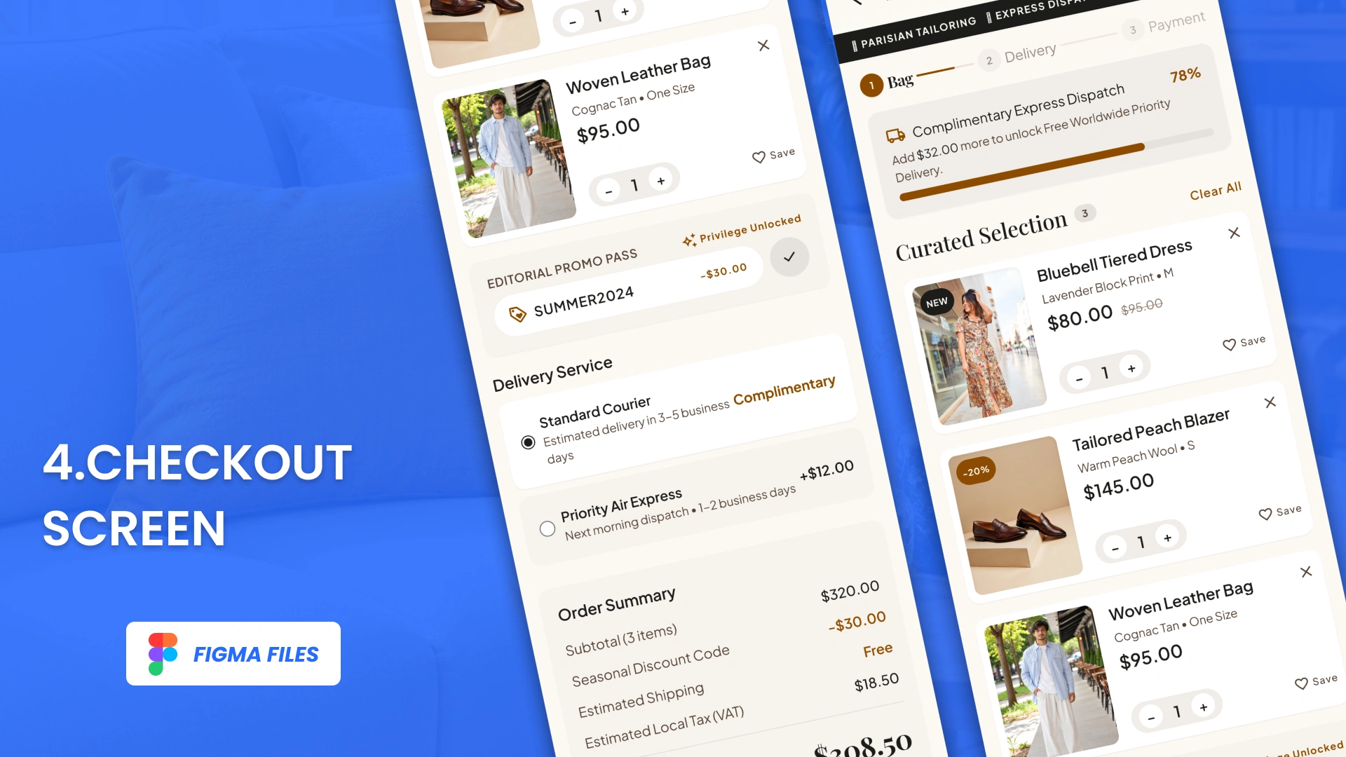 AURA - Fashion E-Commerce Figma Template (Screenshot 4 of 7)