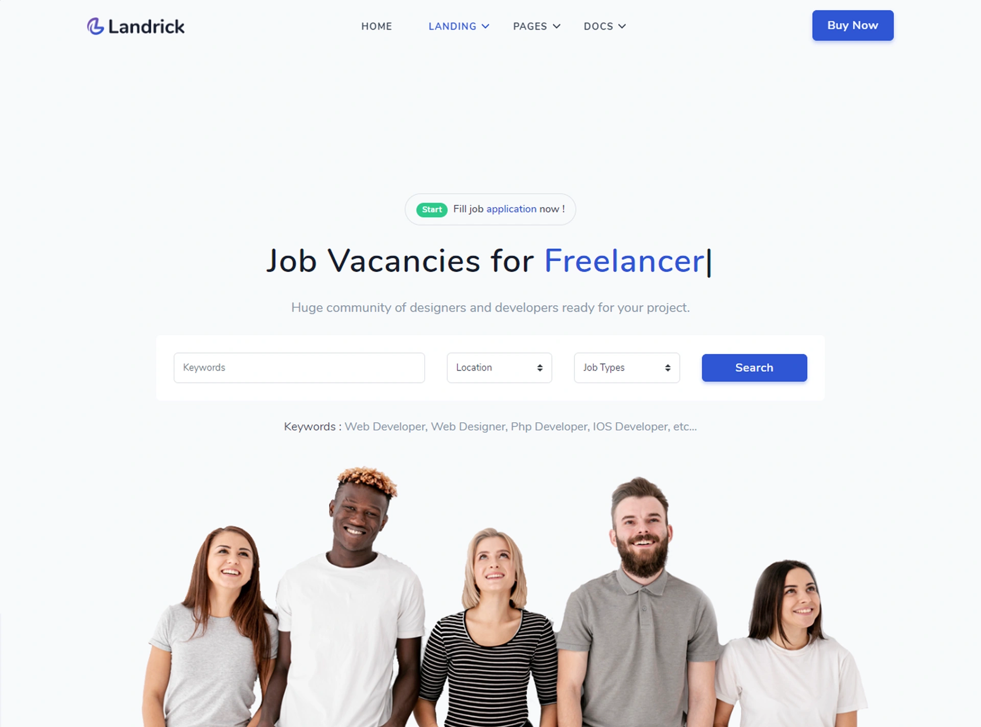 Landrick - Next.js App, Saas & Software Landing & Admin Dashboard Template (Screenshot 47 of 83)