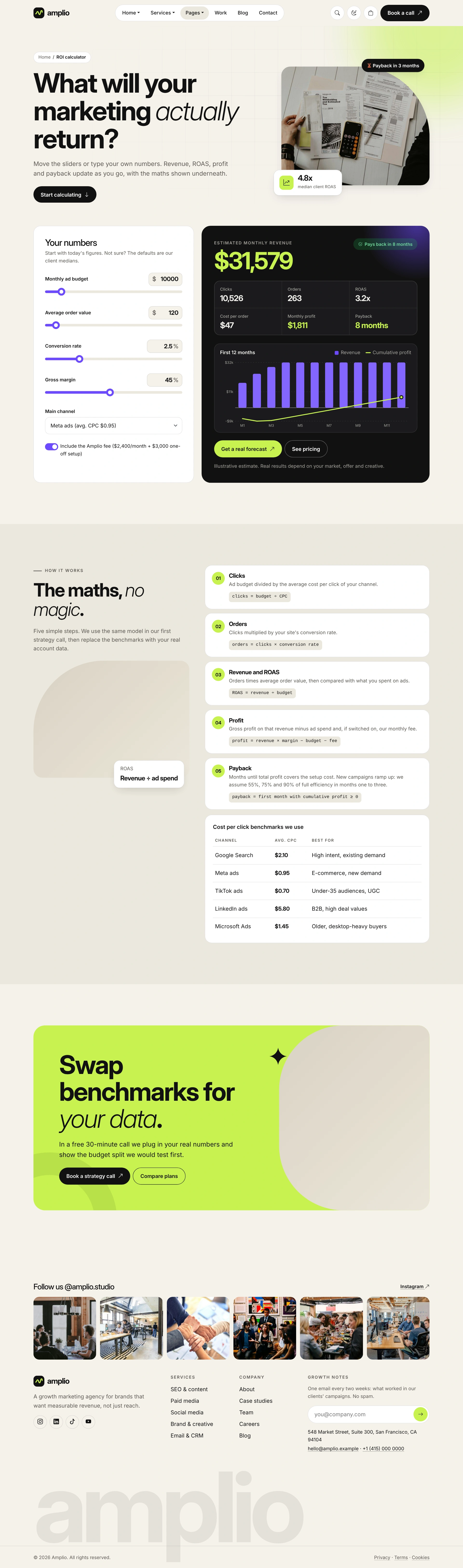 Amplio - Digital Marketing Agency WordPress Theme (Screenshot 48 of 66)