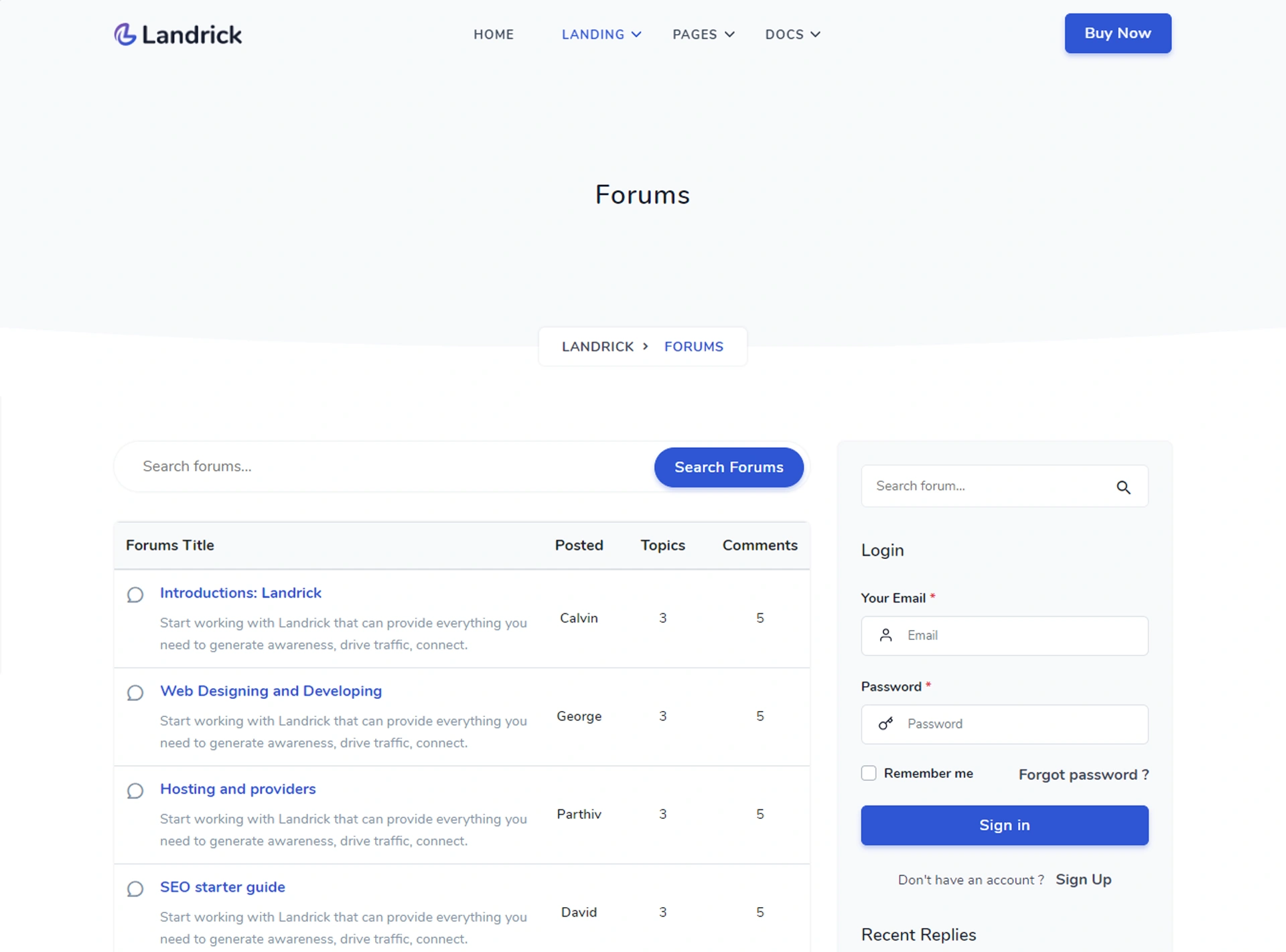 Landrick - Next.js App, Saas & Software Landing & Admin Dashboard Template (Screenshot 32 of 83)