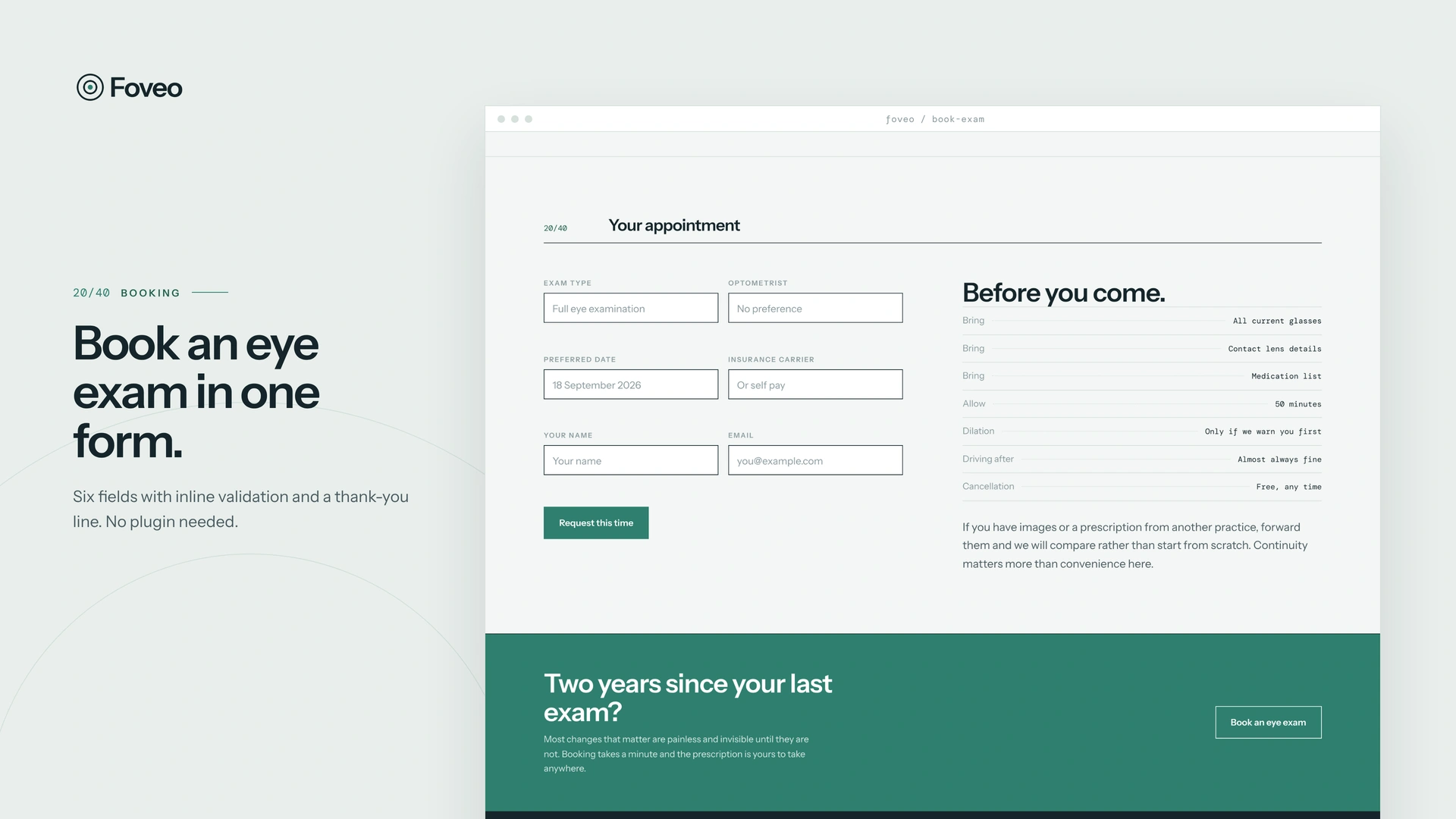 Foveo - Optometrist & Eye Clinic HTML Template (Screenshot 7 of 10)