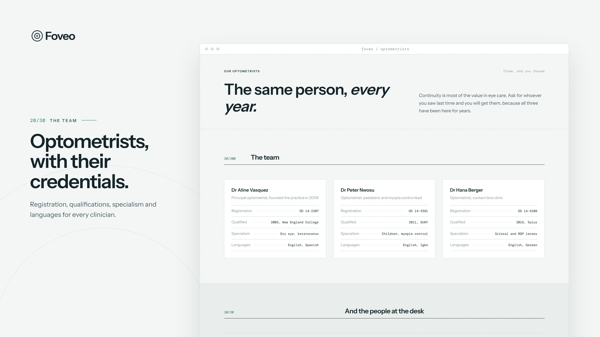 Foveo - Optometrist & Eye Clinic HTML Template (Screenshot 8 of 10)