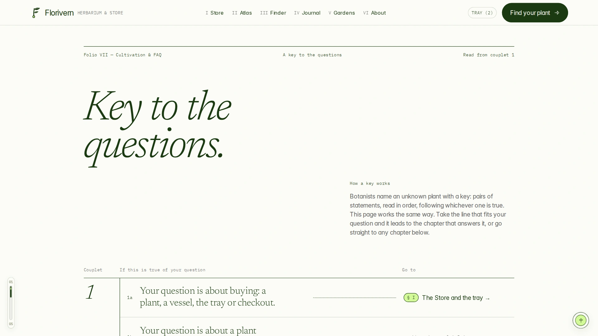 Florivern - Botanical Storefront, Plant Shop & Herbarium Framer Template (Screenshot 18 of 20)
