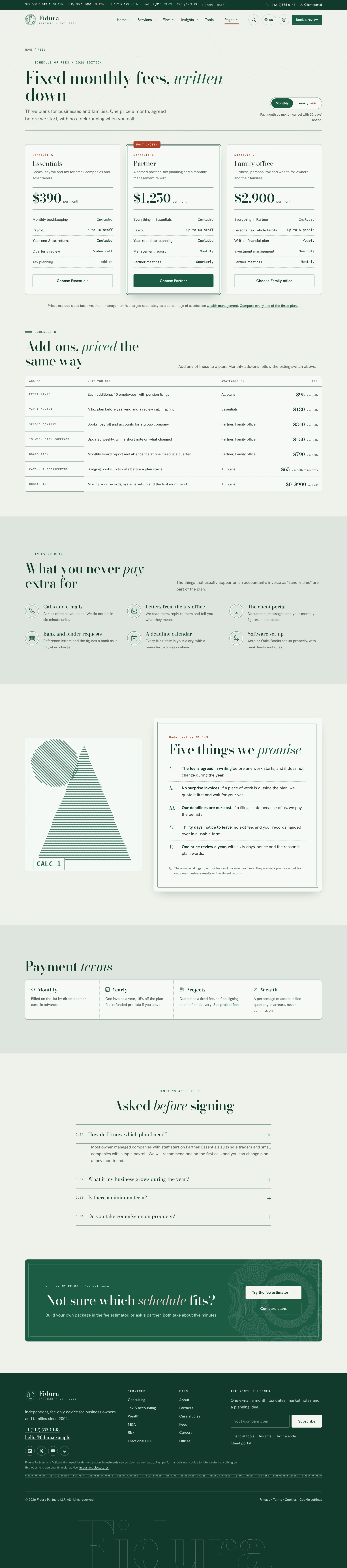 Fidura - Consulting & Finance WordPress Theme (Screenshot 16 of 18)