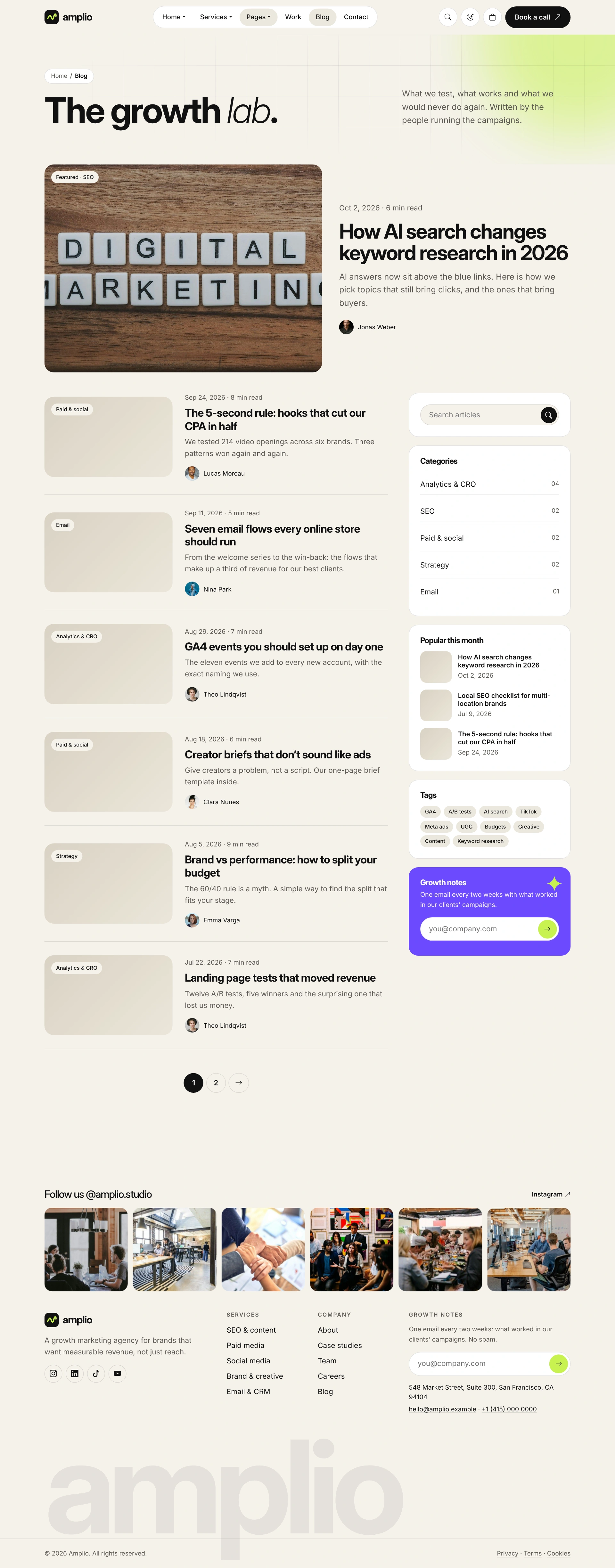 Amplio - Digital Marketing Agency WordPress Theme (Screenshot 58 of 66)