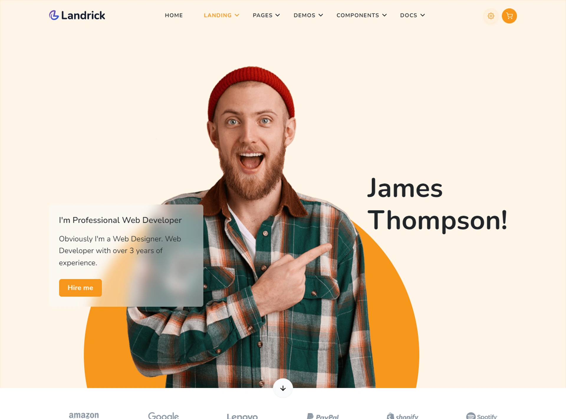 Landrick - Next.js App, Saas & Software Landing & Admin Dashboard Template (Screenshot 63 of 83)