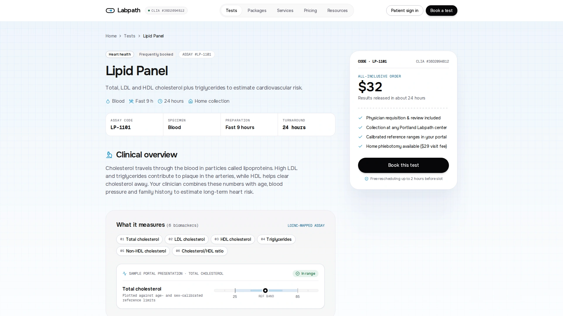 Labpath - Diagnostic Lab & Patient Portal Next.js Template (Screenshot 4 of 12)