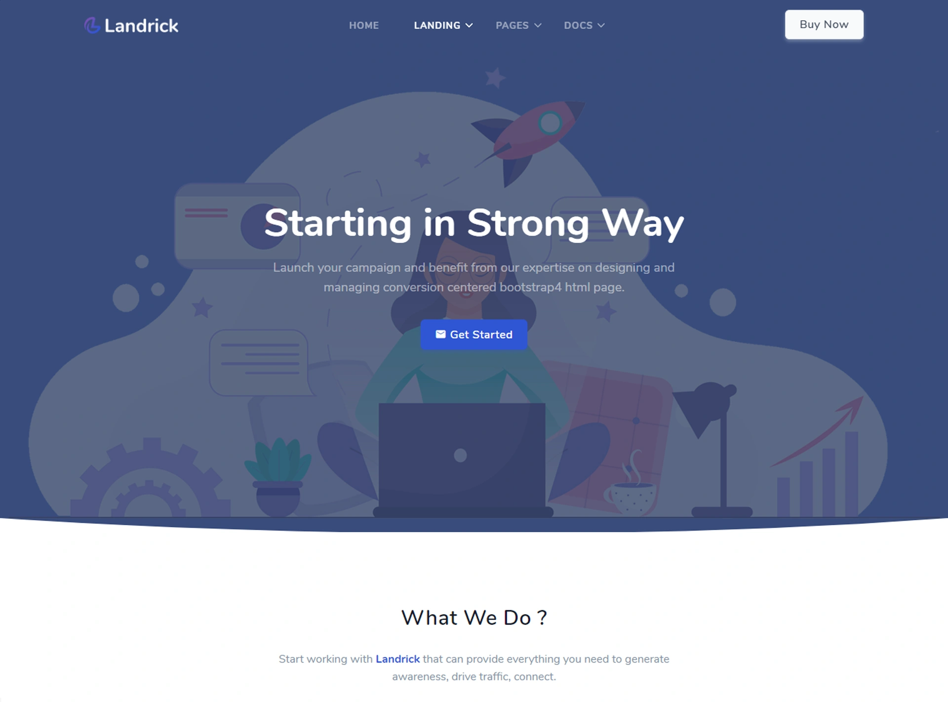 Landrick - Next.js App, Saas & Software Landing & Admin Dashboard Template (Screenshot 29 of 83)