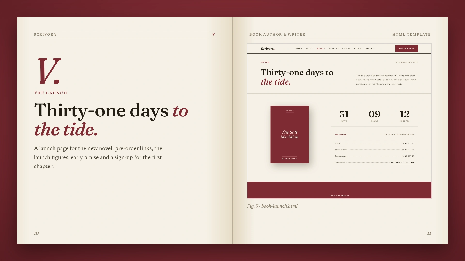 Scrivora - Book Author & Writer HTML Template (Screenshot 4 of 10)