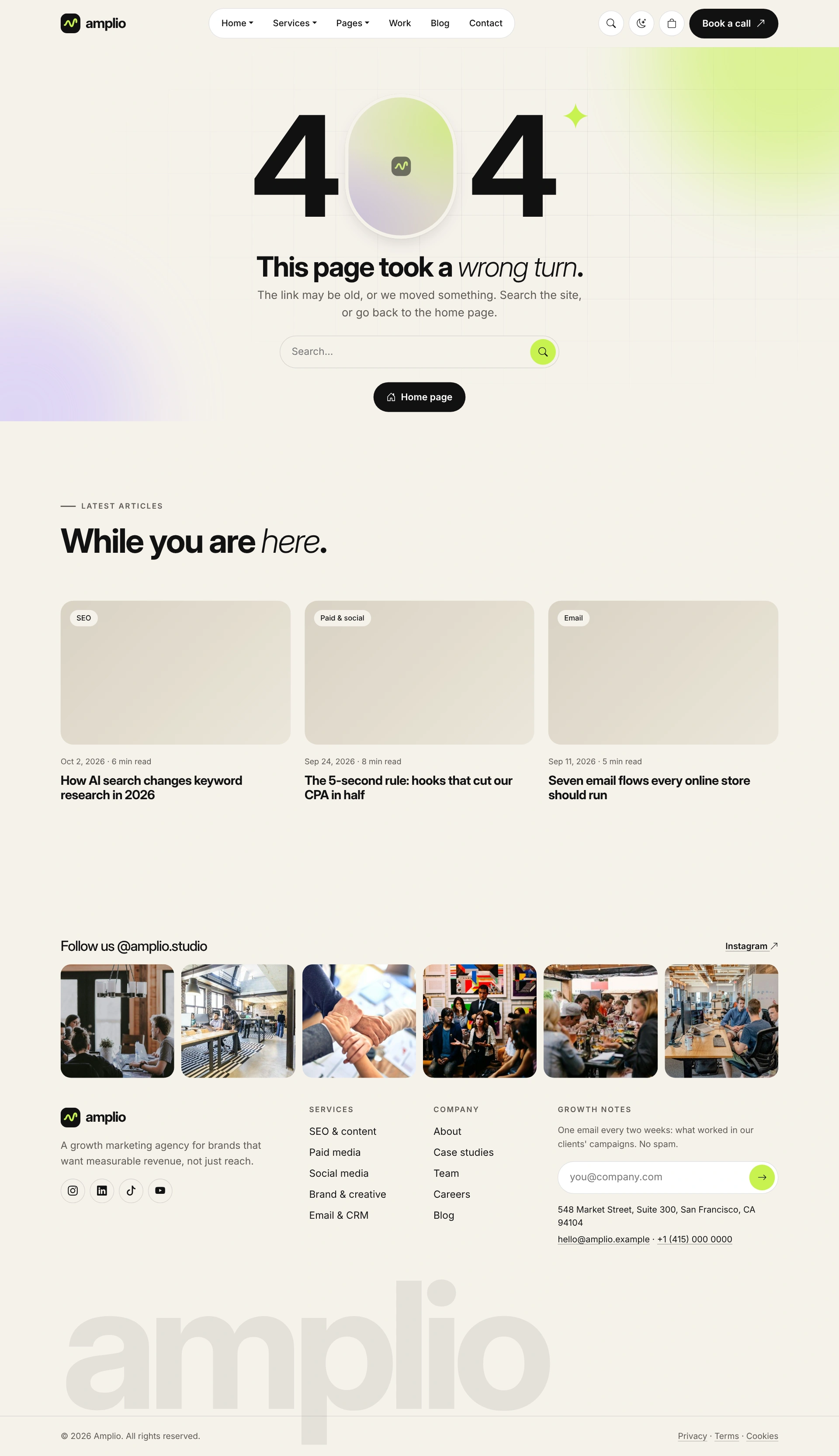 Amplio - Digital Marketing Agency WordPress Theme (Screenshot 66 of 66)