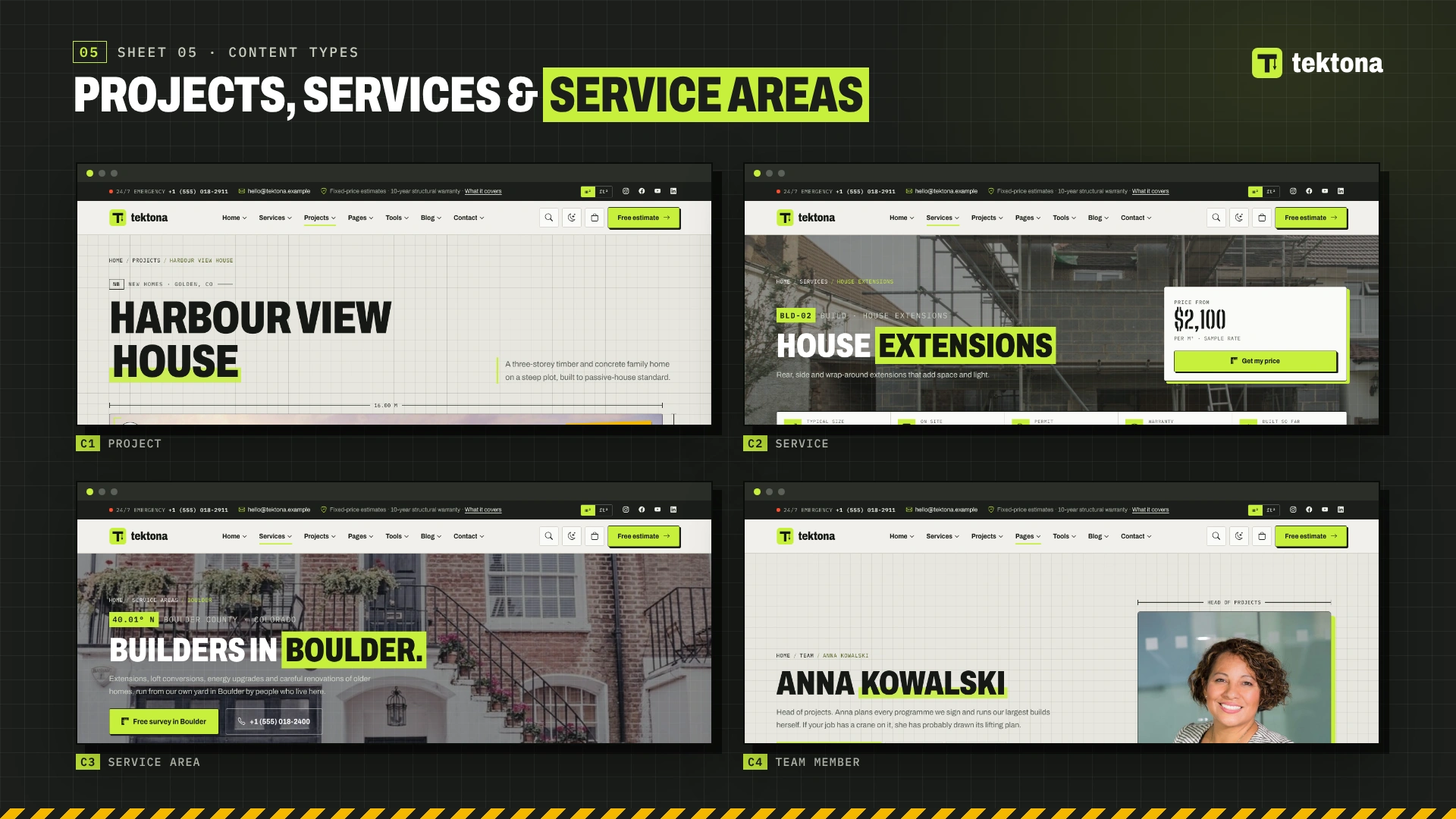 Tektona - Construction & Renovation WordPress Theme (Screenshot 5 of 12)