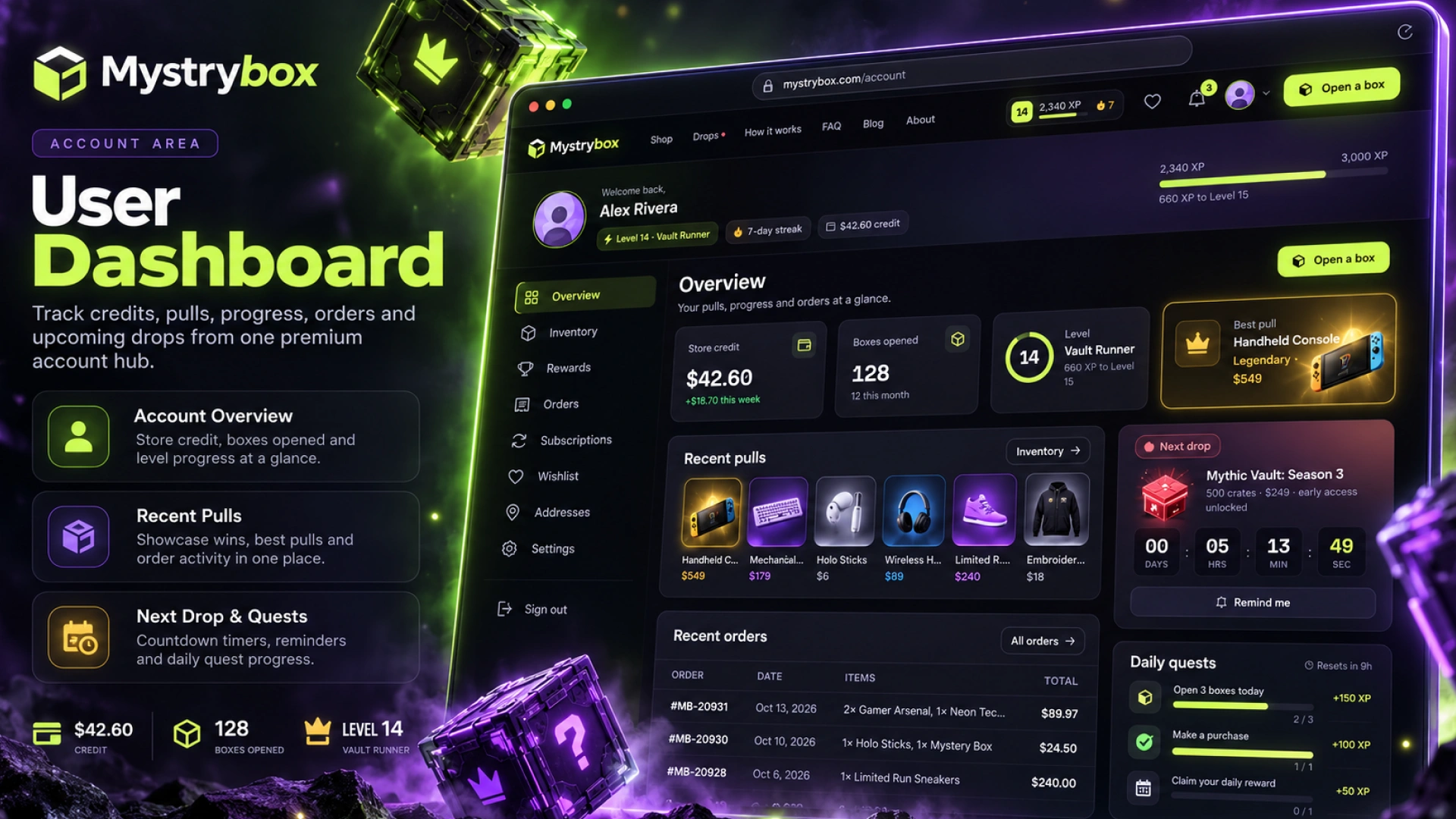 MystryBox - Mystery Box & Gamified eCommerce HTML Template (Screenshot 8 of 8)