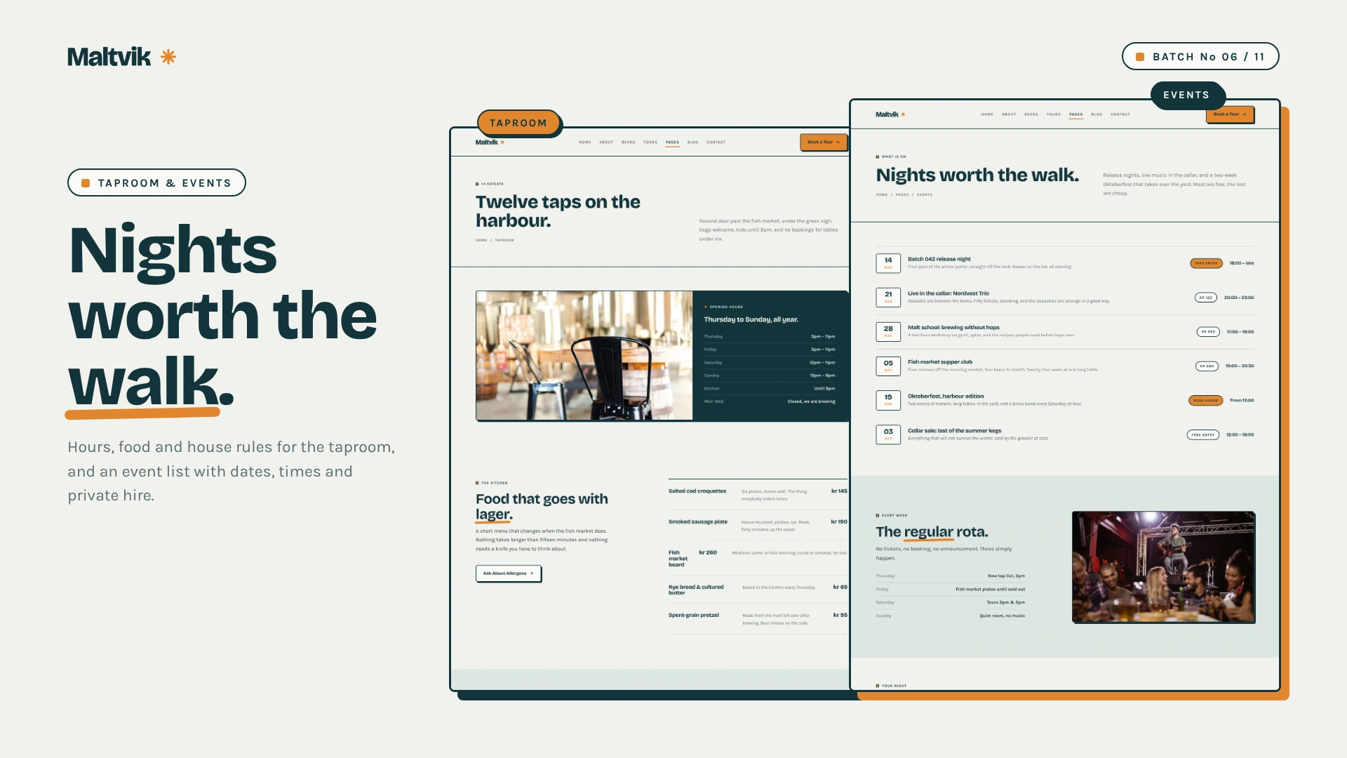 Maltvik - Craft Beer & Brewery HTML Template (Screenshot 5 of 10)