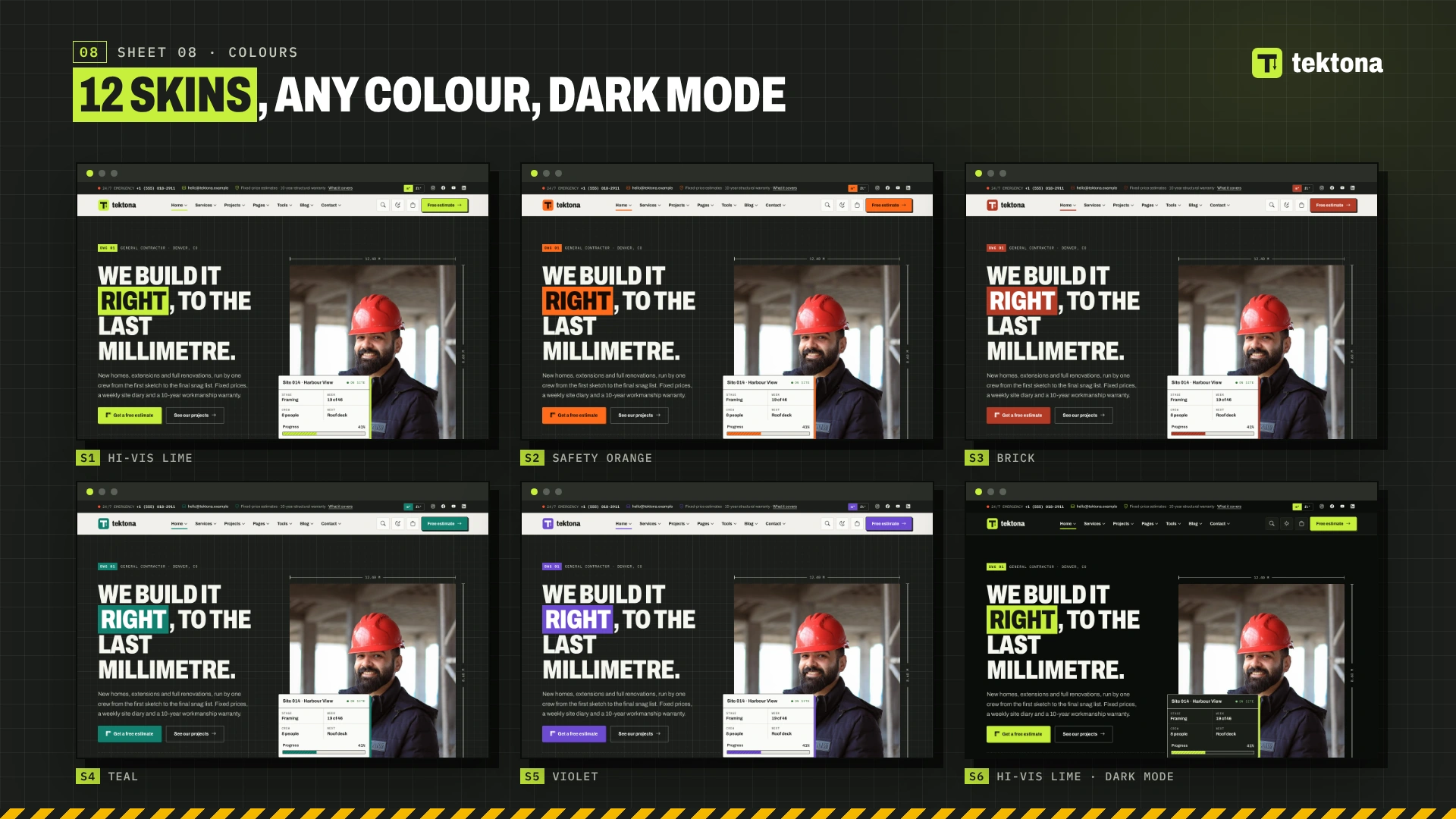 Tektona - Construction & Renovation WordPress Theme (Screenshot 8 of 12)