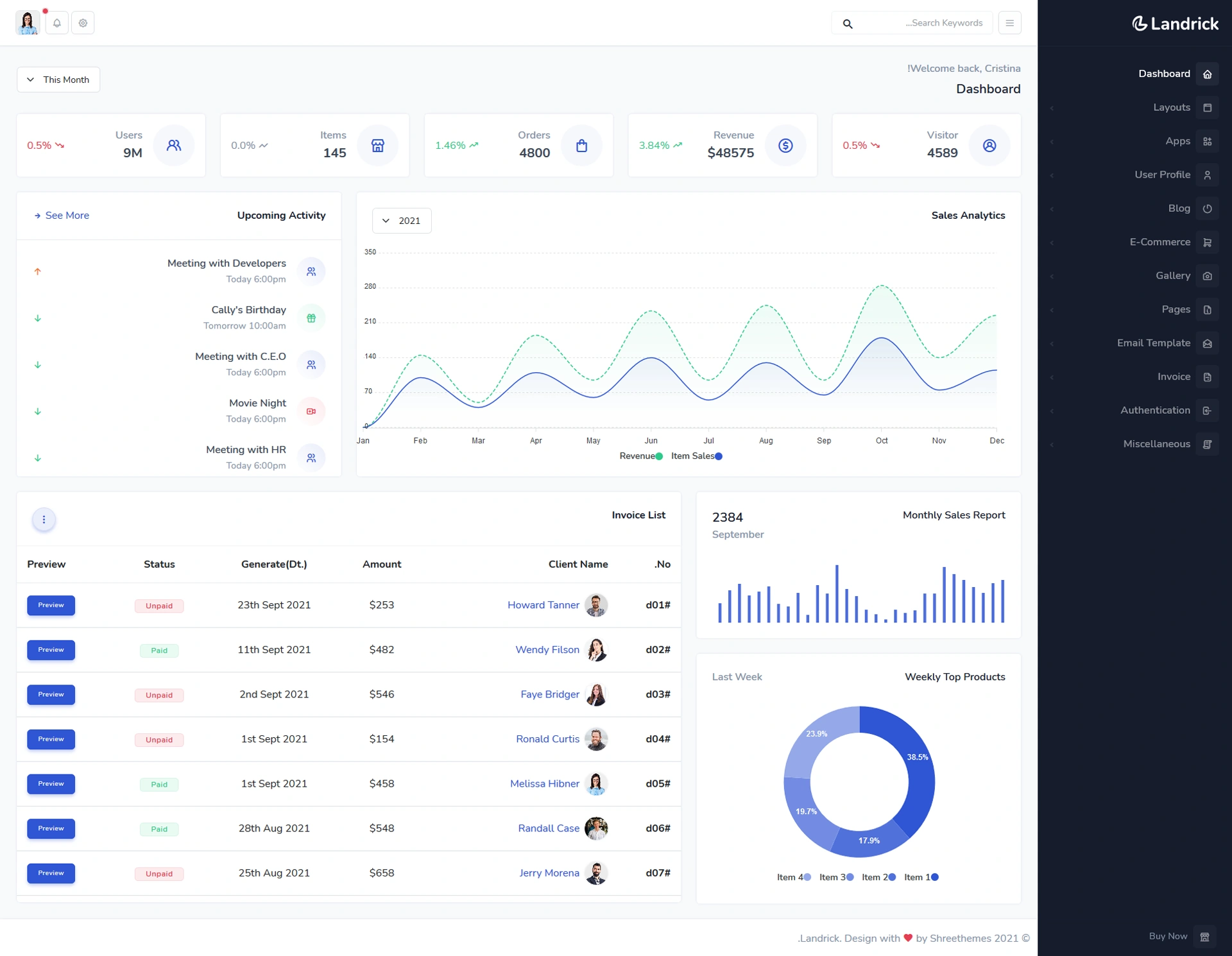 Landrick - Next.js App, Saas & Software Landing & Admin Dashboard Template (Screenshot 24 of 83)